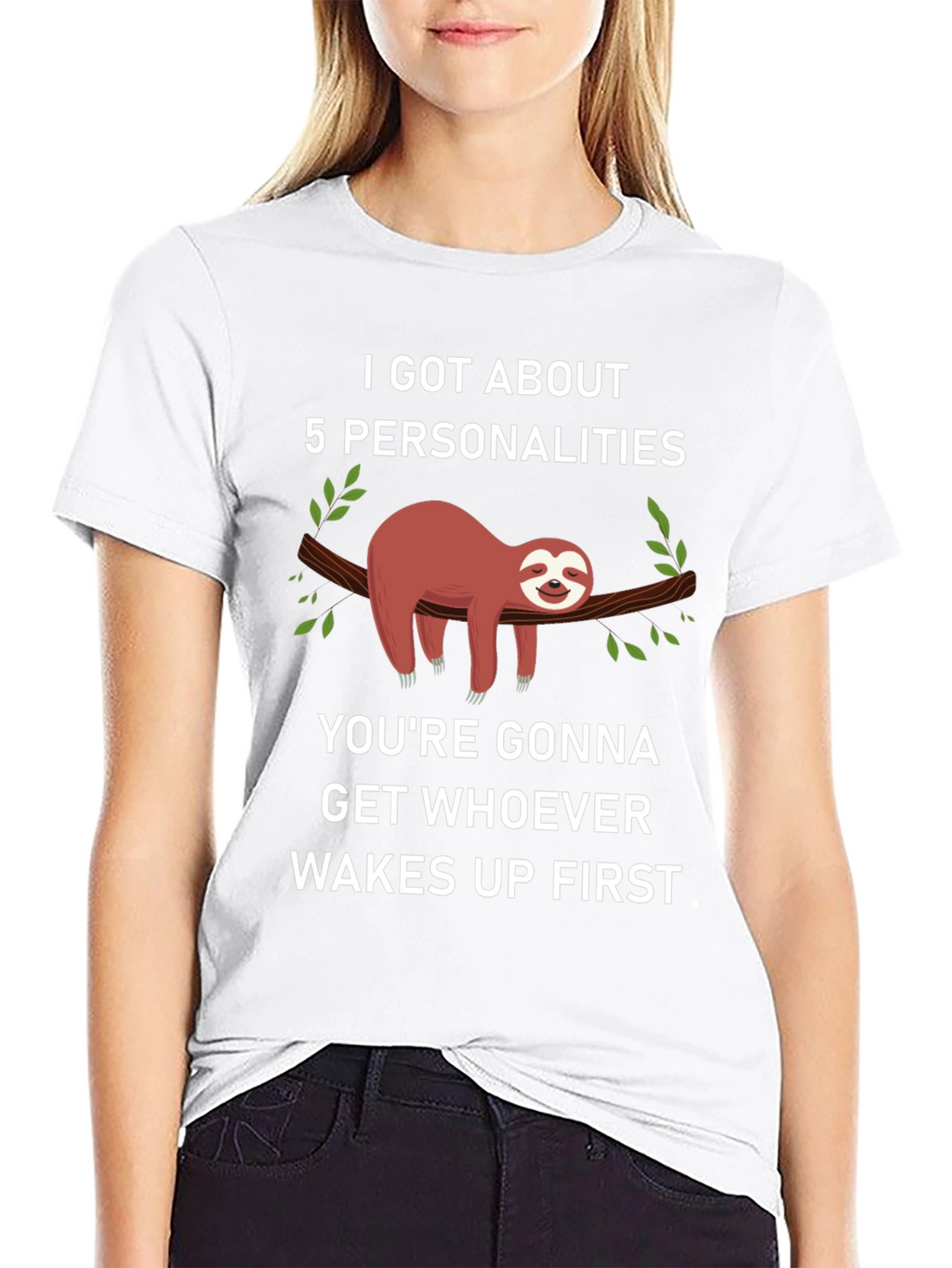 I Got About 5 Personalities Sloth T-Shirt