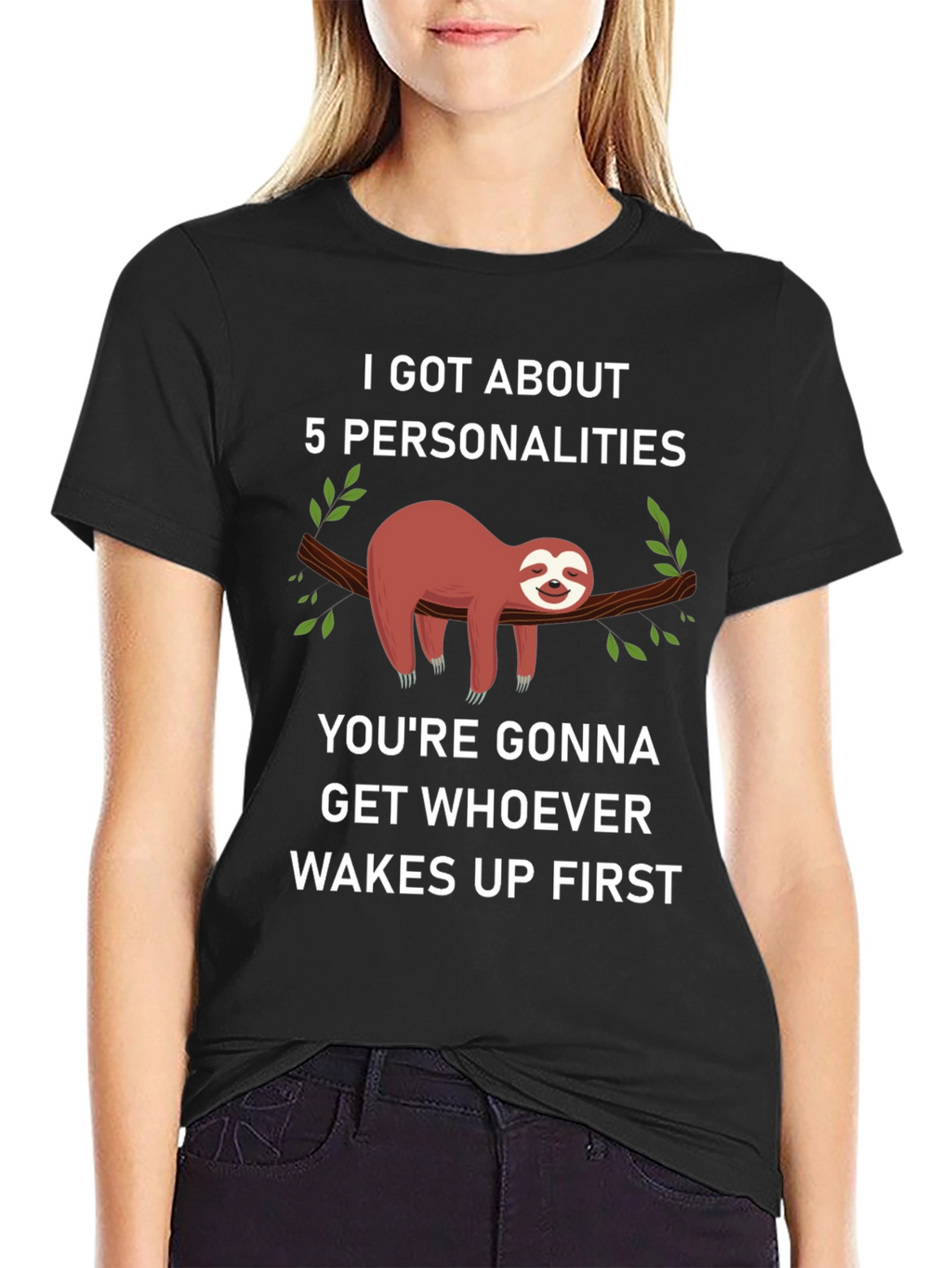I Got About 5 Personalities Sloth T-Shirt