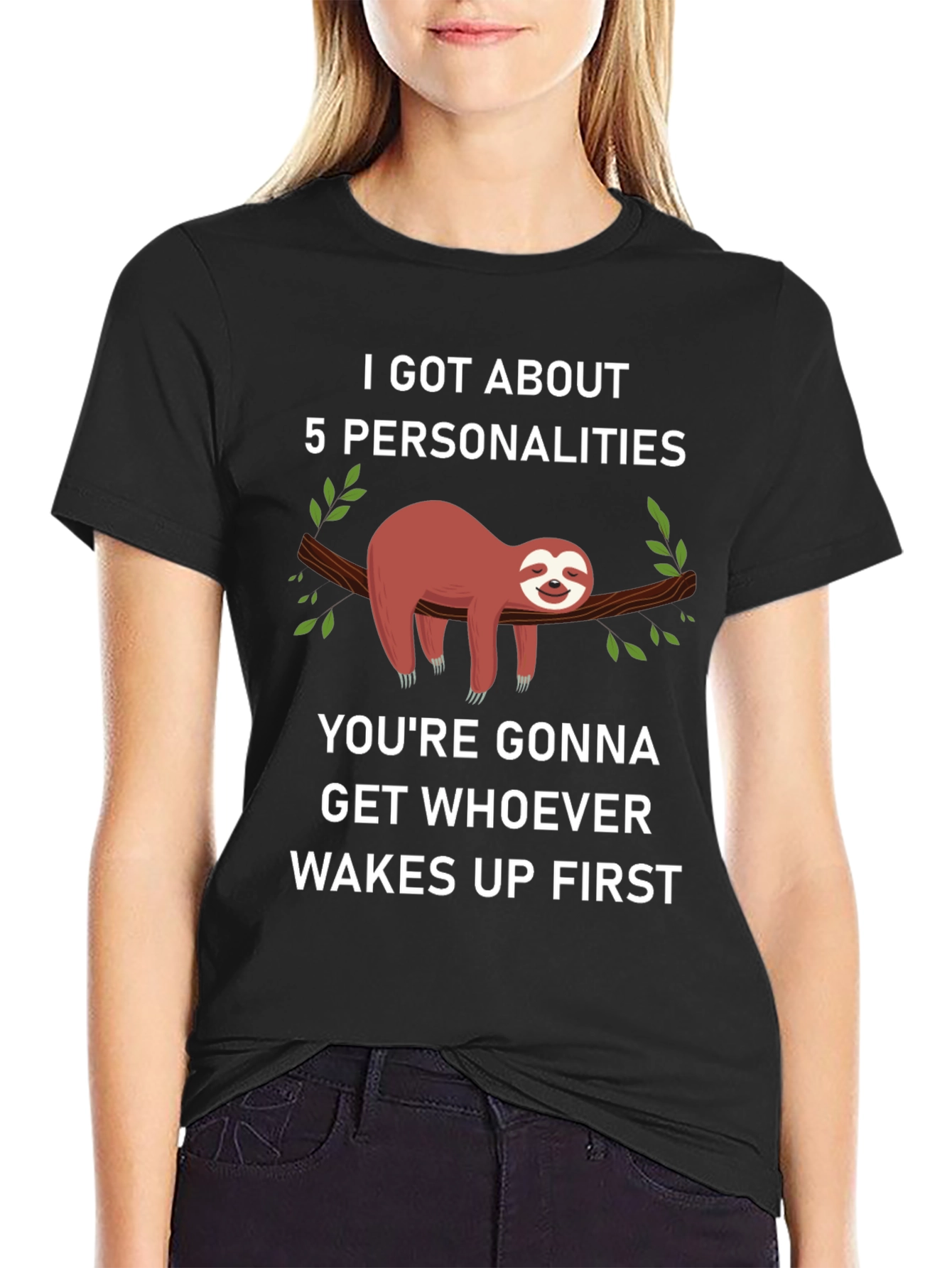 I Got About 5 Personalities Sloth T-Shirt