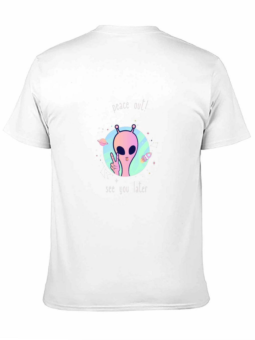 Peace Out Alien Graphic Tee