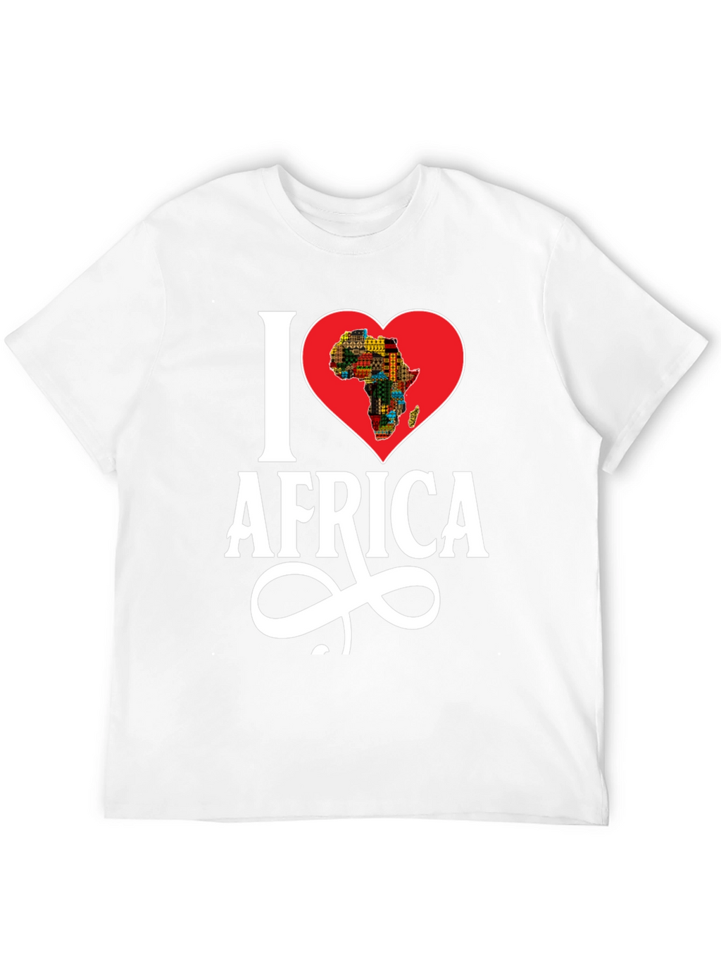 I Heart Africa Graphic T-Shirt - Black
