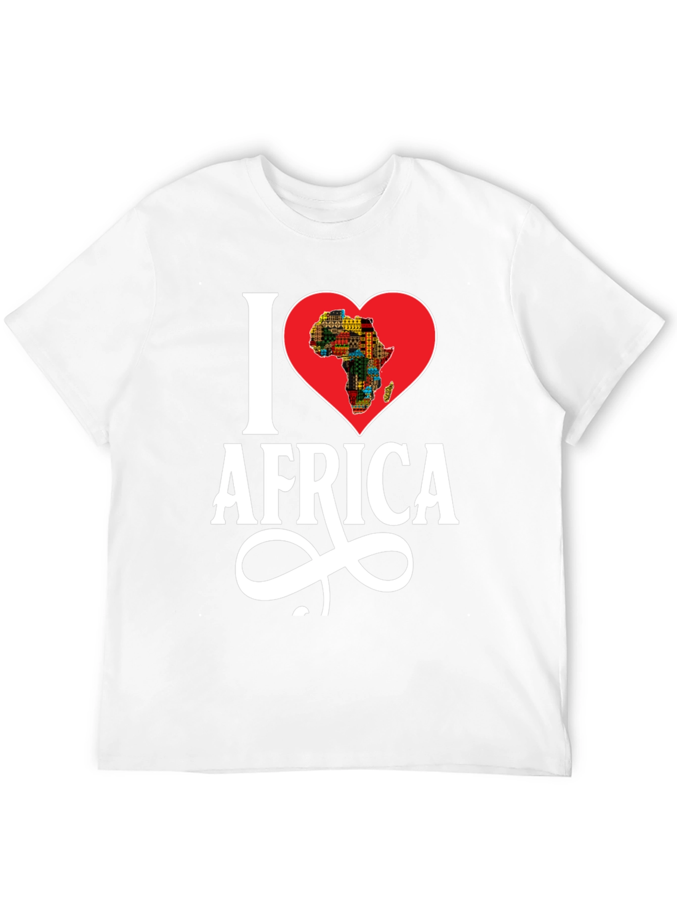 I Heart Africa Graphic T-Shirt - Black