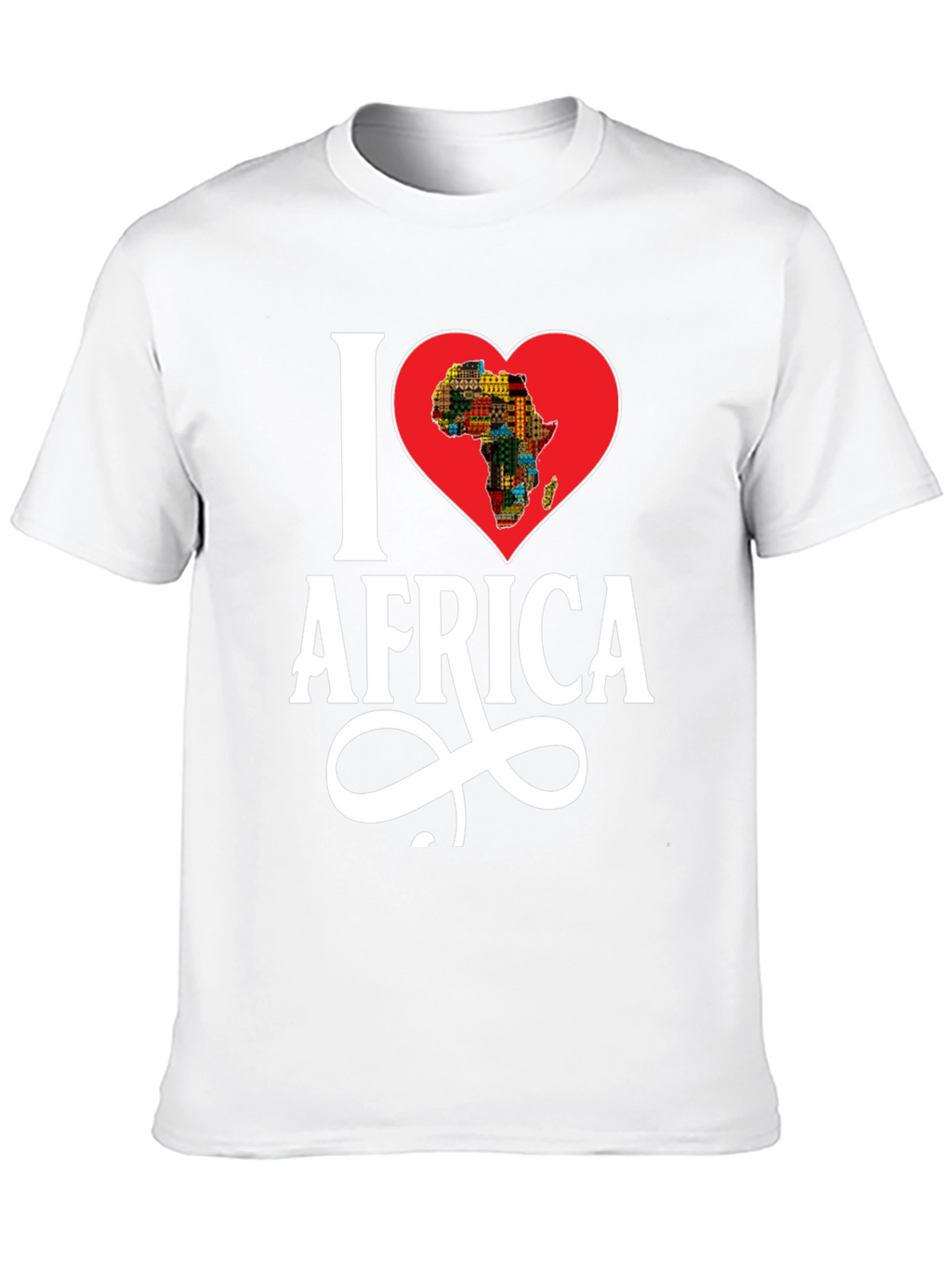 I Heart Africa Graphic T-Shirt - Black