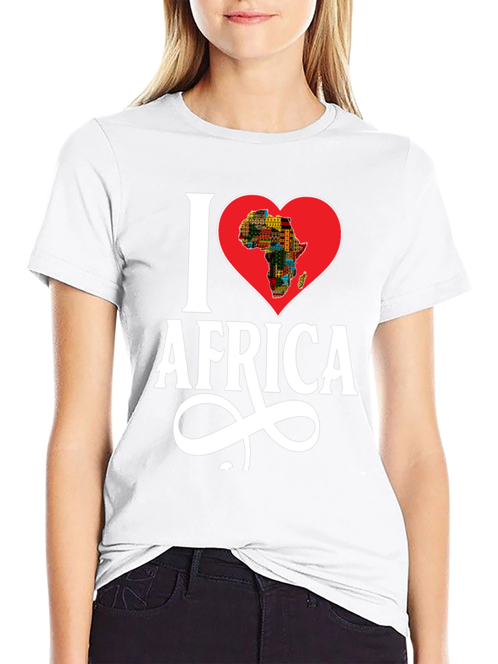 I Heart Africa Graphic T-Shirt - Black