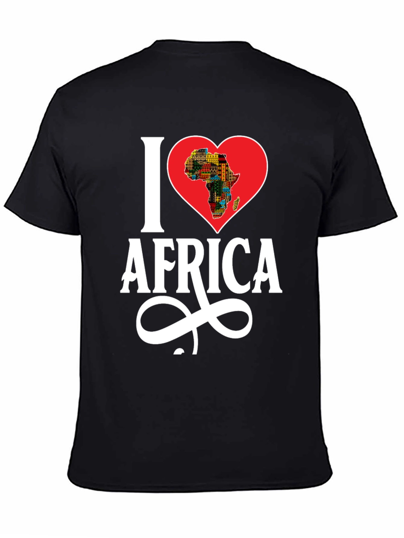 I Heart Africa Graphic T-Shirt - Black
