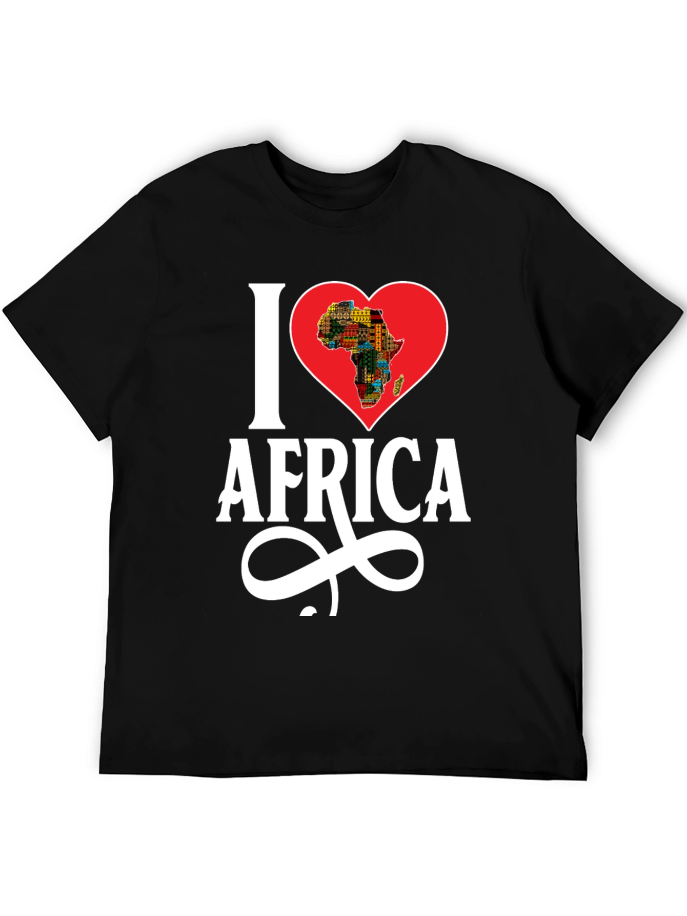 I Heart Africa Graphic T-Shirt - Black