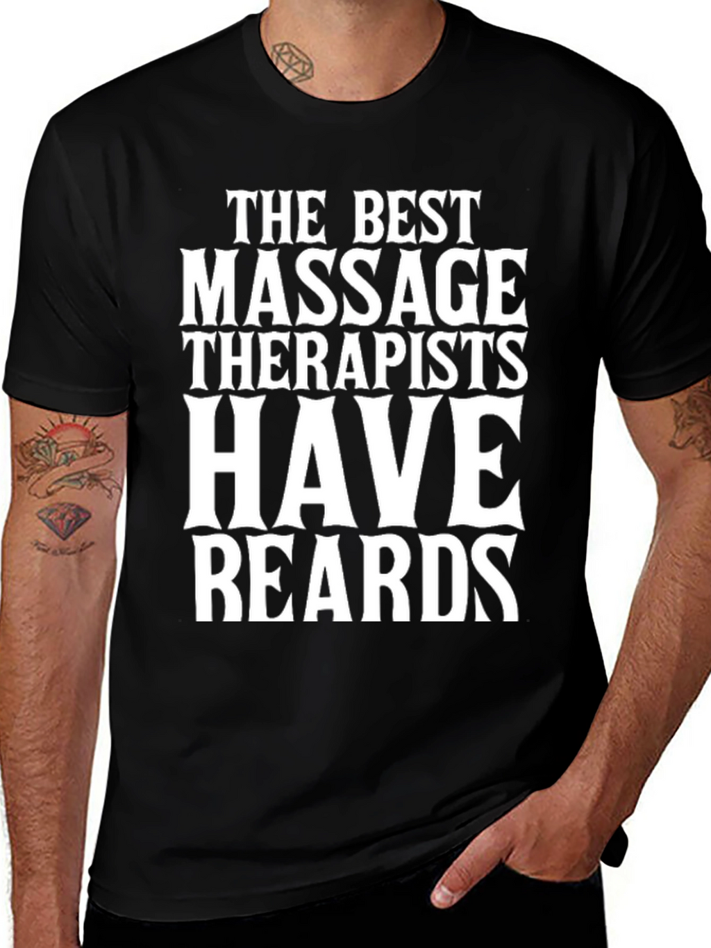 Bearded Massage Therapist T-Shirt