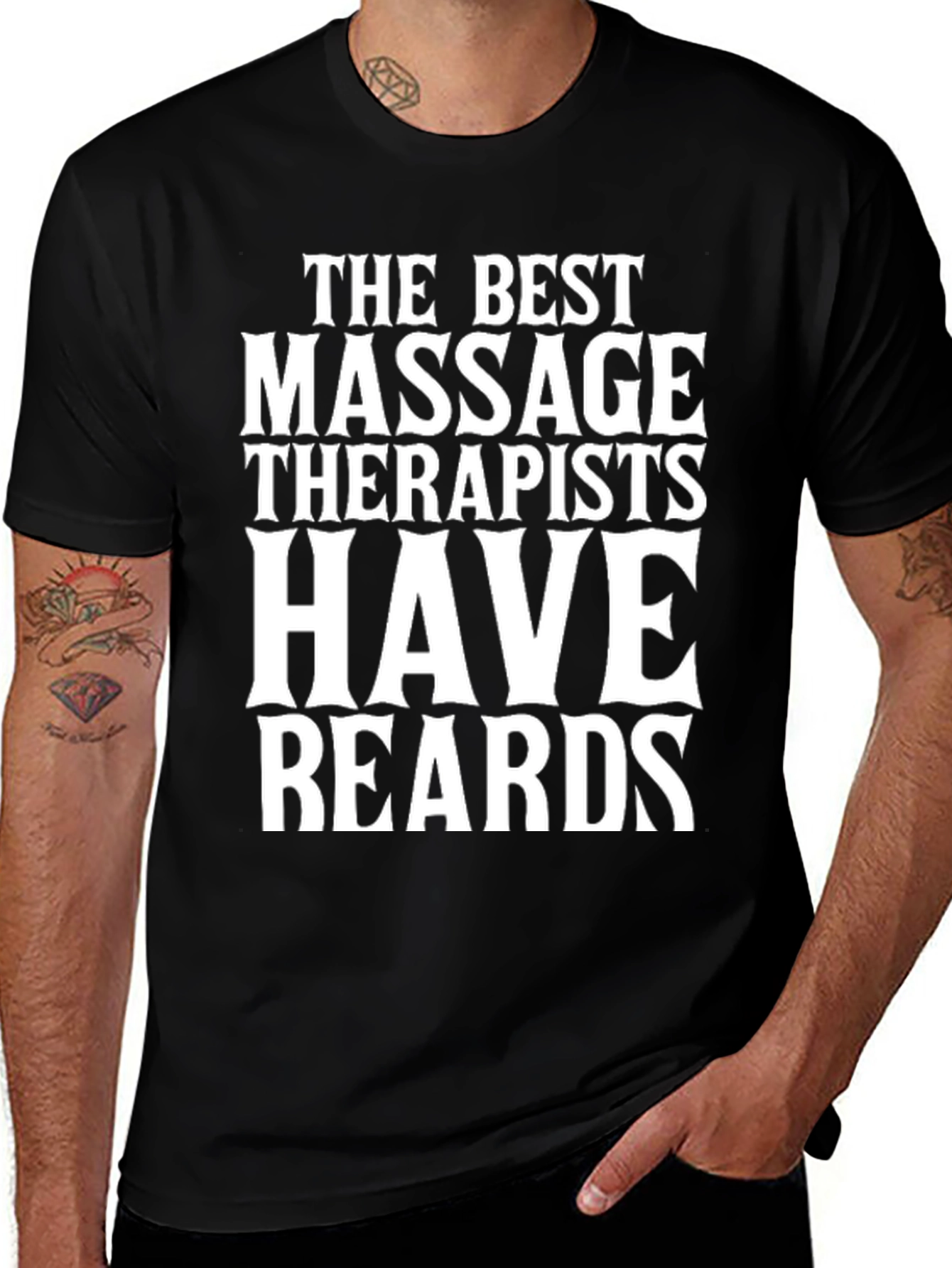 Bearded Massage Therapist T-Shirt