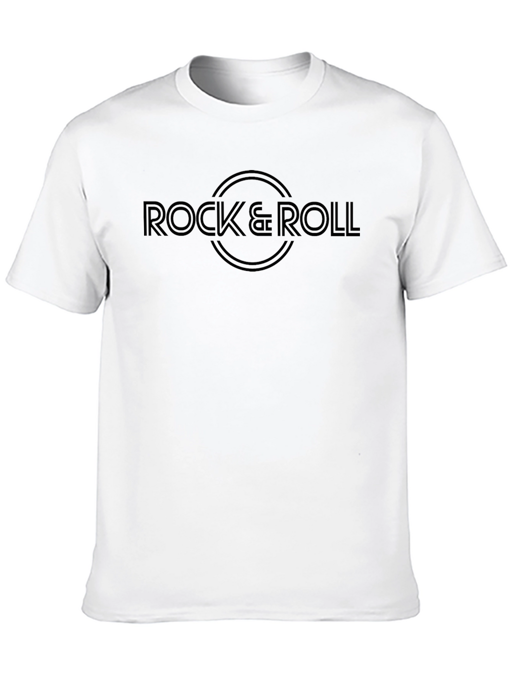 Rock & Roll Black Graphic Tee