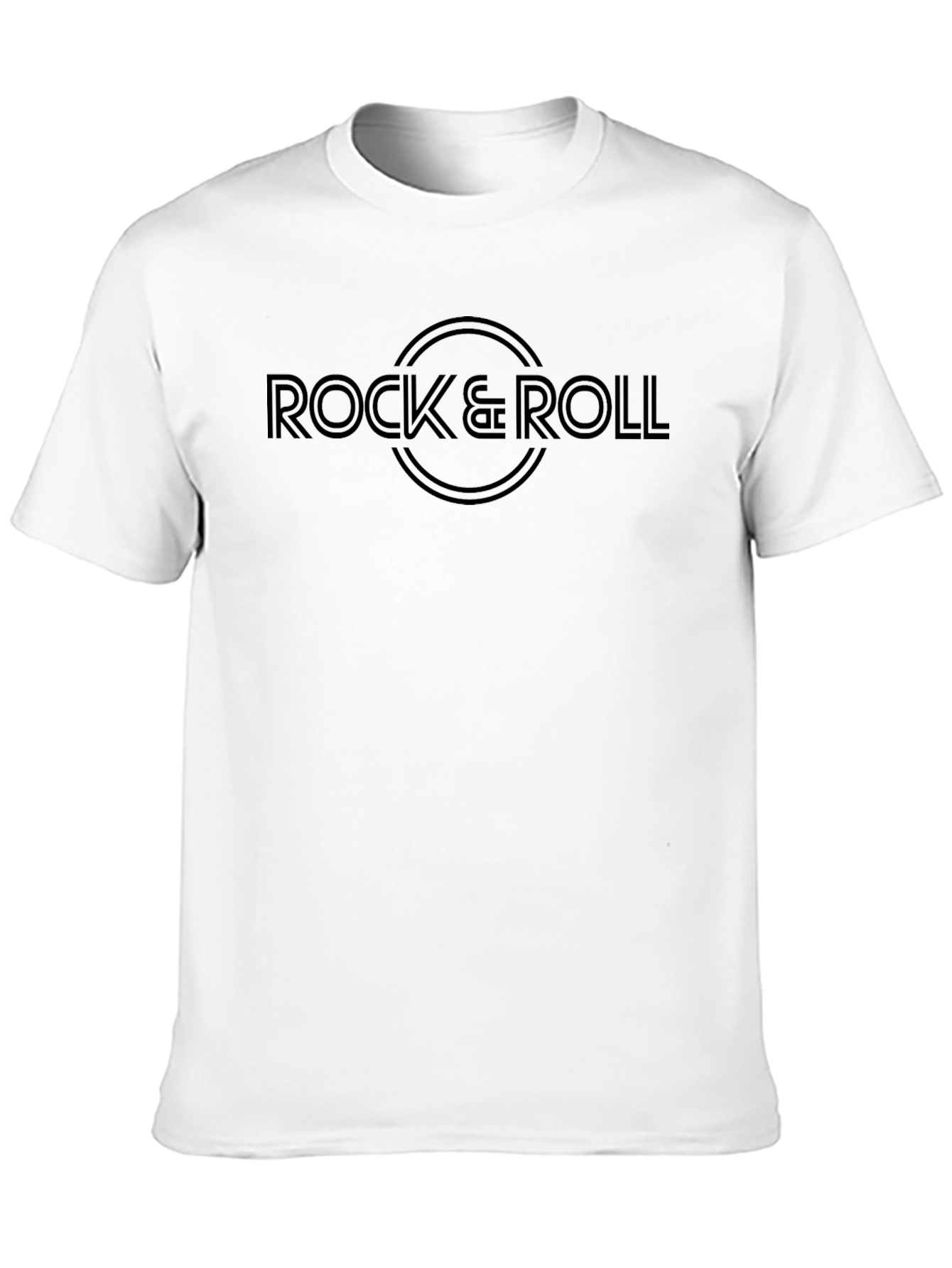 Rock & Roll Black Graphic Tee