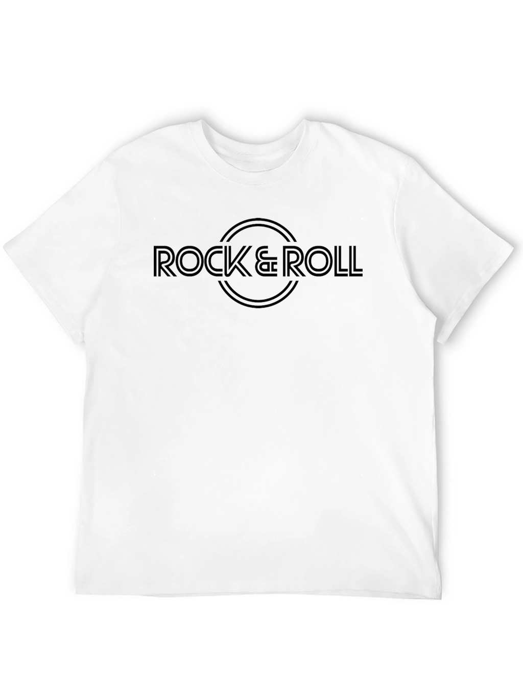 Rock & Roll Black Graphic Tee