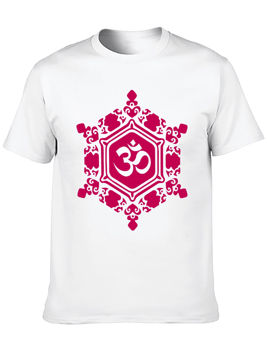 Om Symbol Graphic Tee - Black Cotton Blend T-Shirt