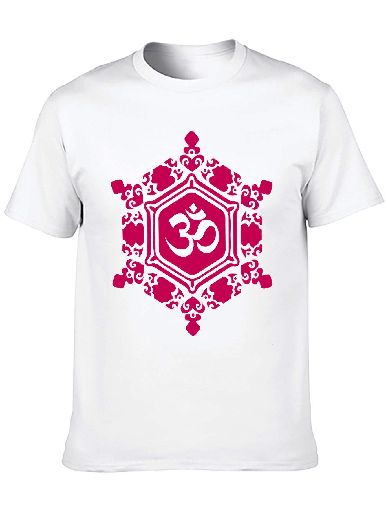 Om Symbol Graphic Tee - Black Cotton Blend T-Shirt