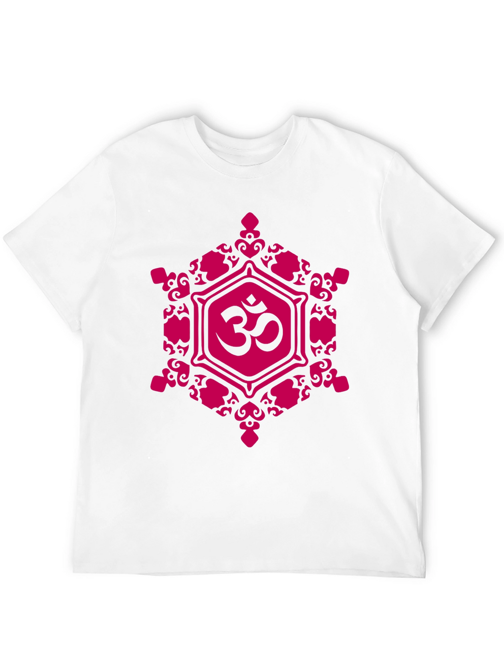 Om Symbol Graphic Tee - Black Cotton Blend T-Shirt
