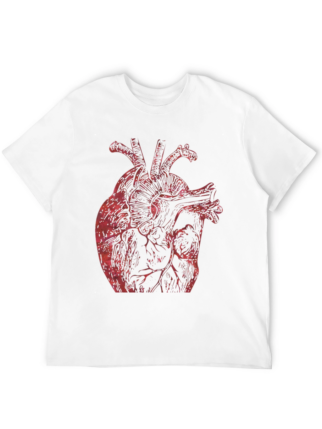 Anatomical Heart Graphic Tee - Bold Black Shirt