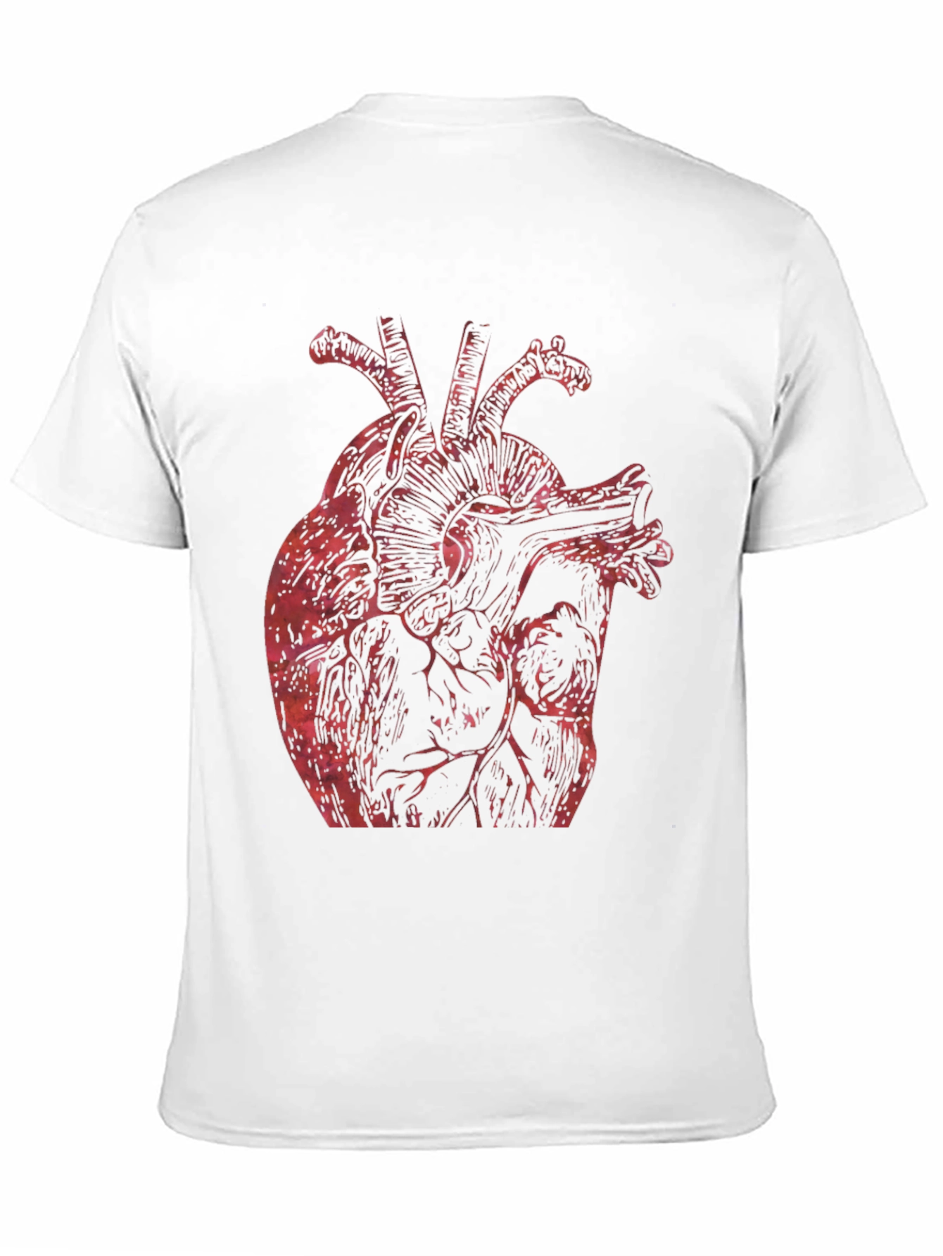 Anatomical Heart Graphic Tee - Bold Black Shirt