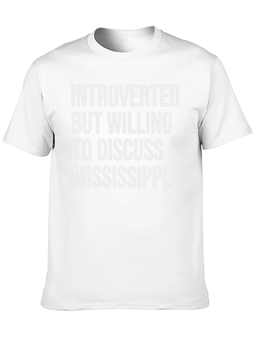 Introverted Mississippi Graphic Tee - Black
