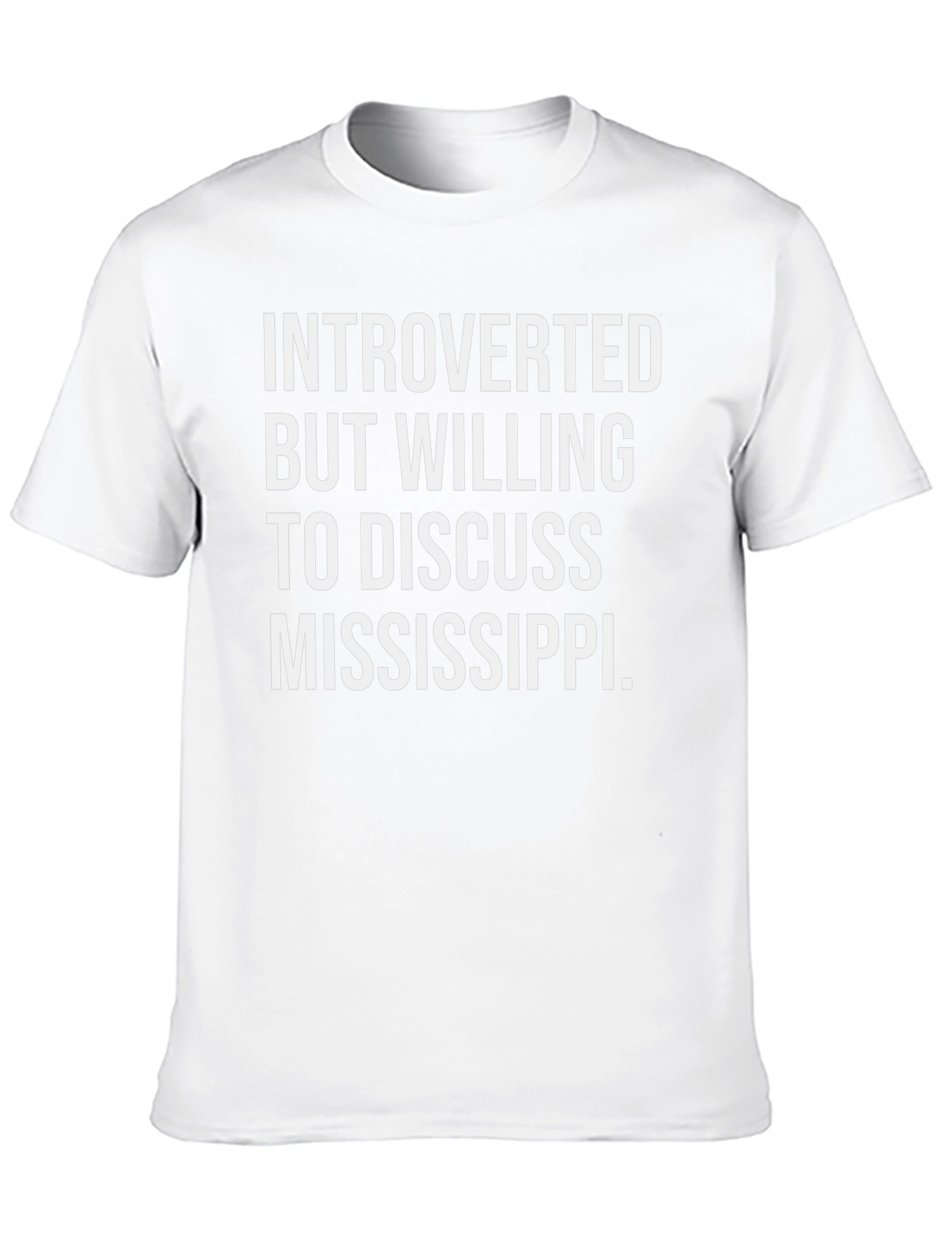 Introverted Mississippi Graphic Tee - Black
