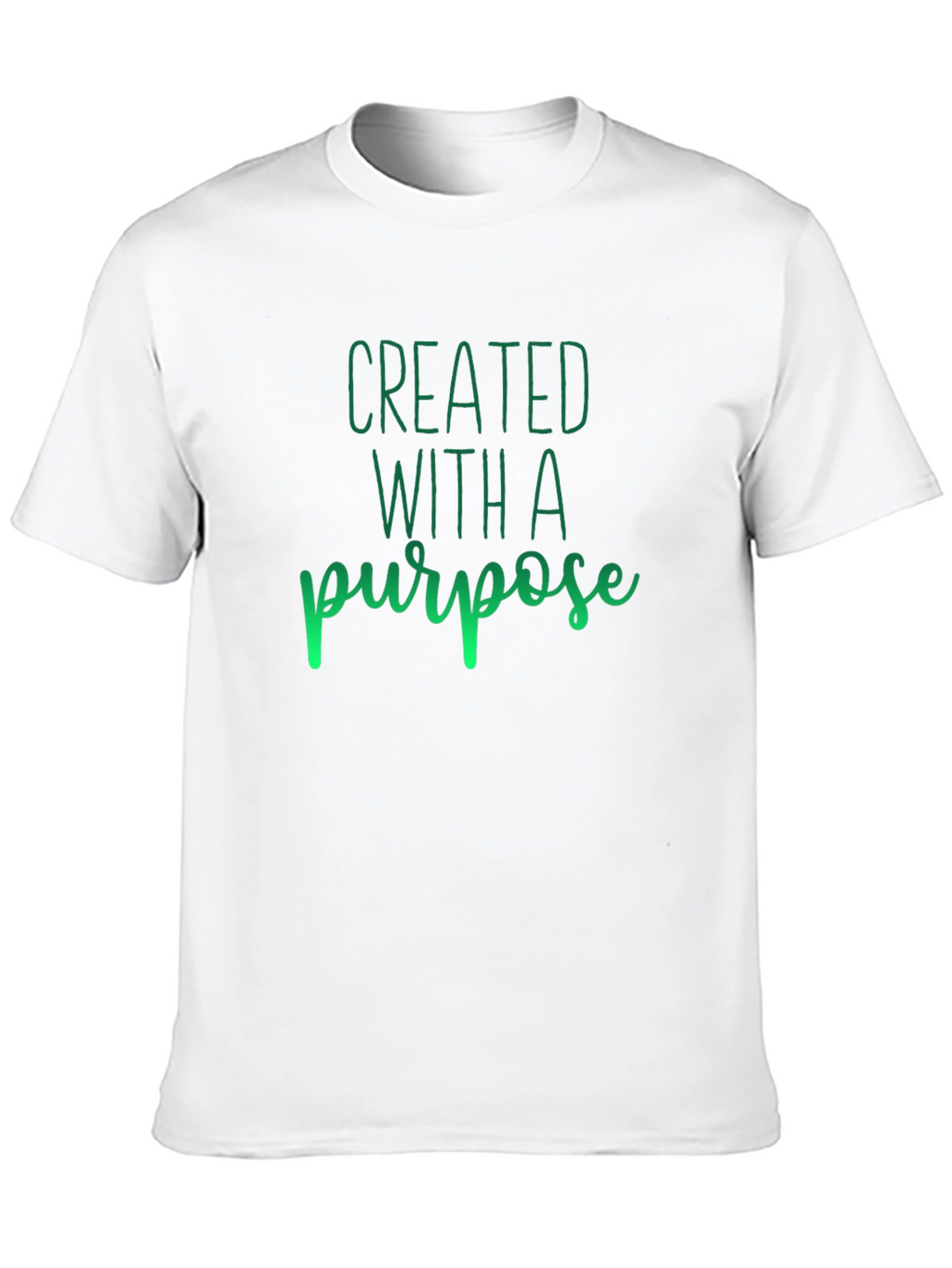 Created with a Purpose Tee - Trendy Christian Apparel