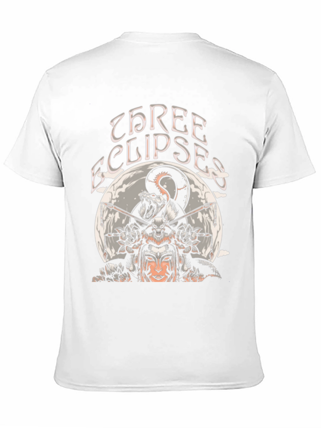 Three Eclipses Graphic Tee - Black Unisex T-Shirt