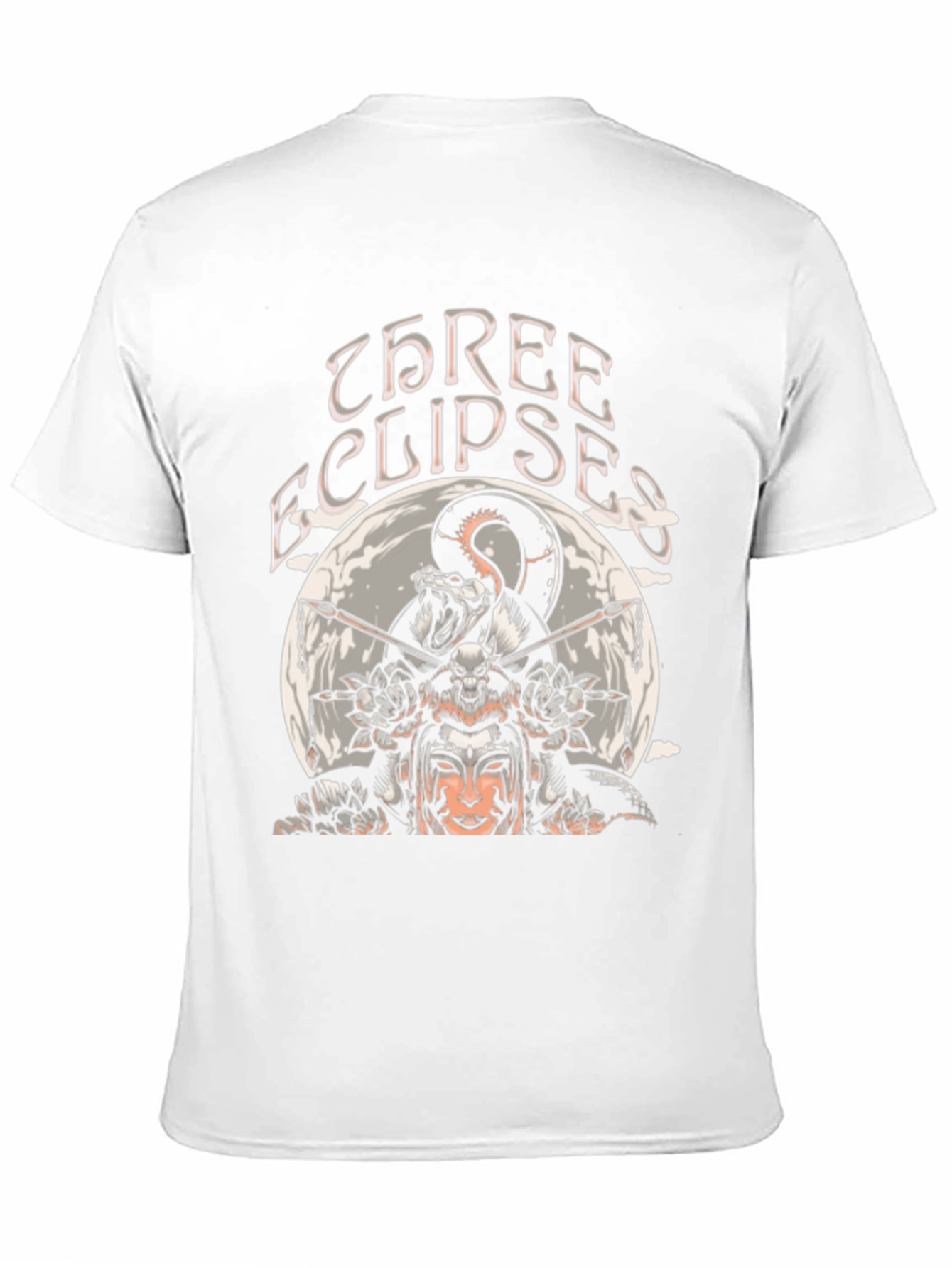Three Eclipses Graphic Tee - Black Unisex T-Shirt
