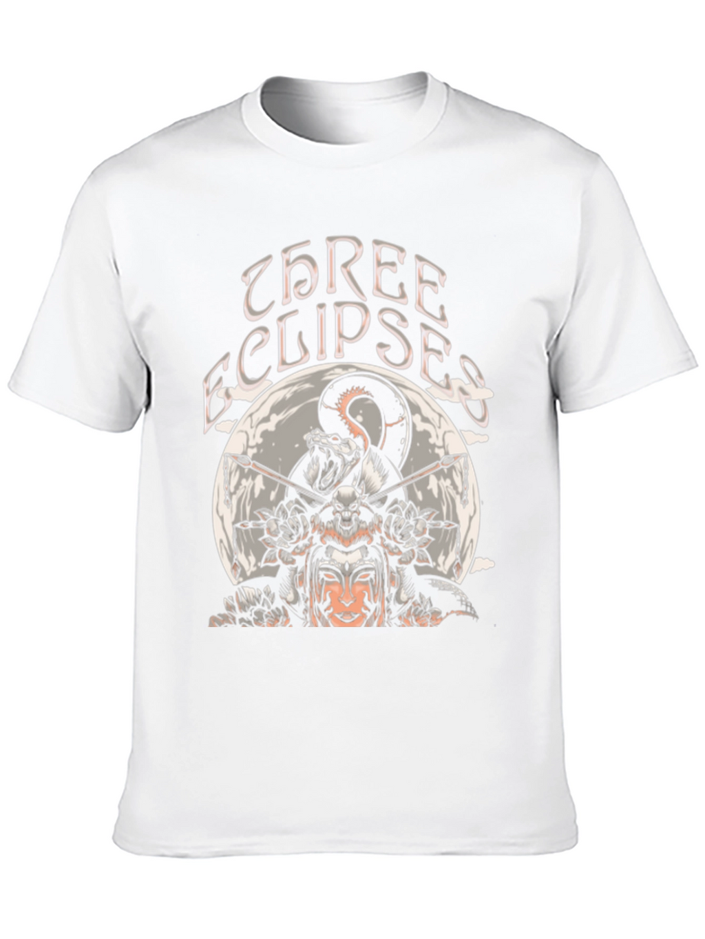 Three Eclipses Graphic Tee - Black Unisex T-Shirt