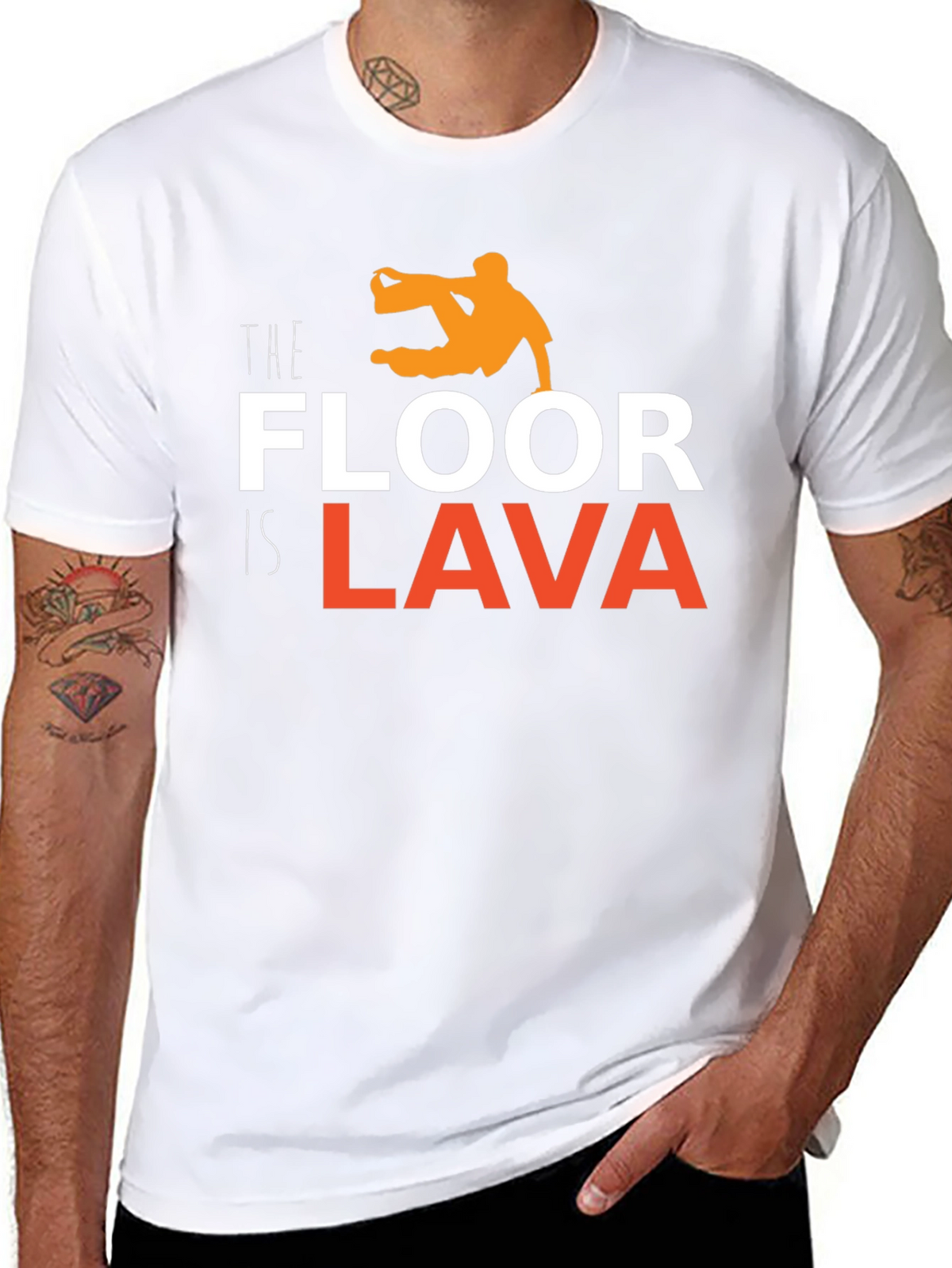 The Floor is Lava T-Shirt - Playful Graphic Tee