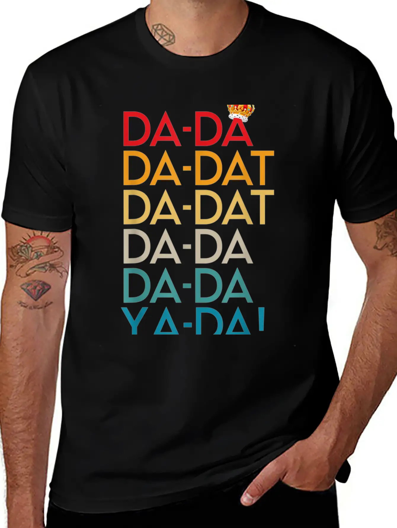 Da Da Da Dat Da Musical Chorus Birthday Christmas Unisex Casual T-Shirt – Clean Design For Daily Comfort
