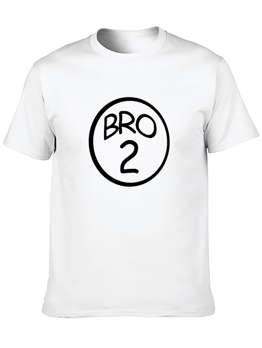 Bro 2 Black T-Shirt - Funny Sibling Apparel