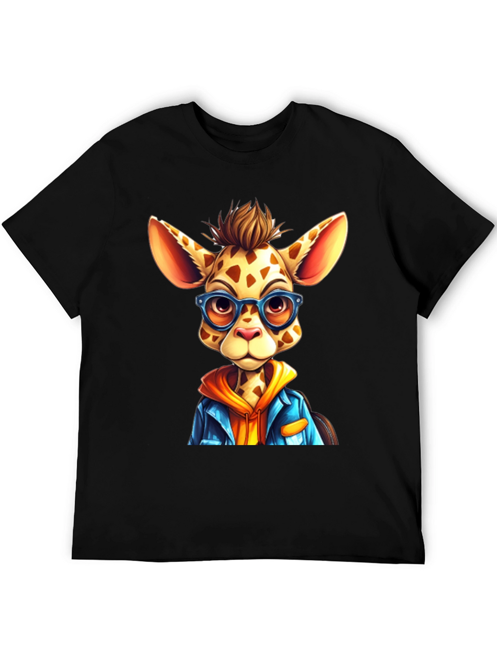 Cool Giraffe Graphic T-Shirt - Unique Design