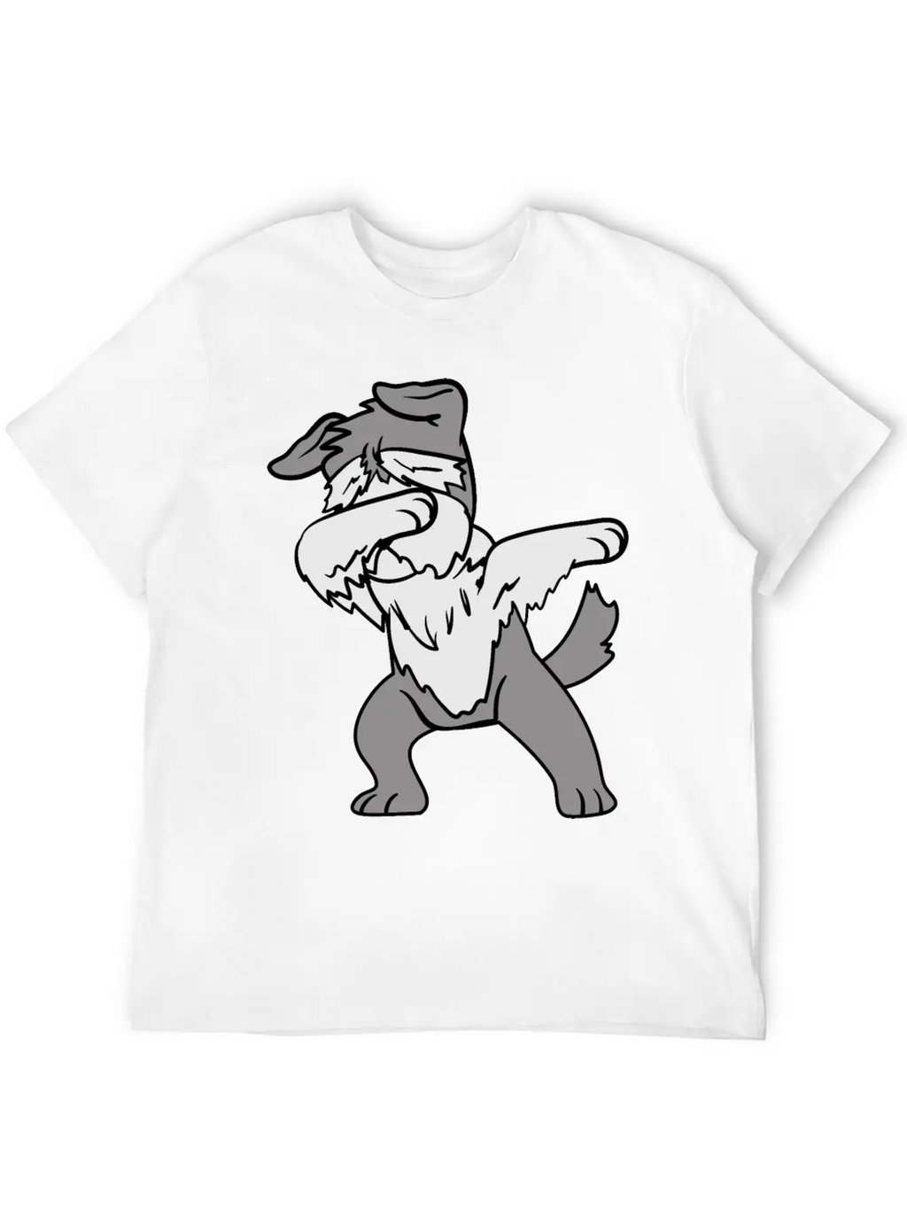 Dabbing Dab Dancing Pets Dogs Schnauzer Relaxed Everyday Tee – Lightweight And Durable Cotton
