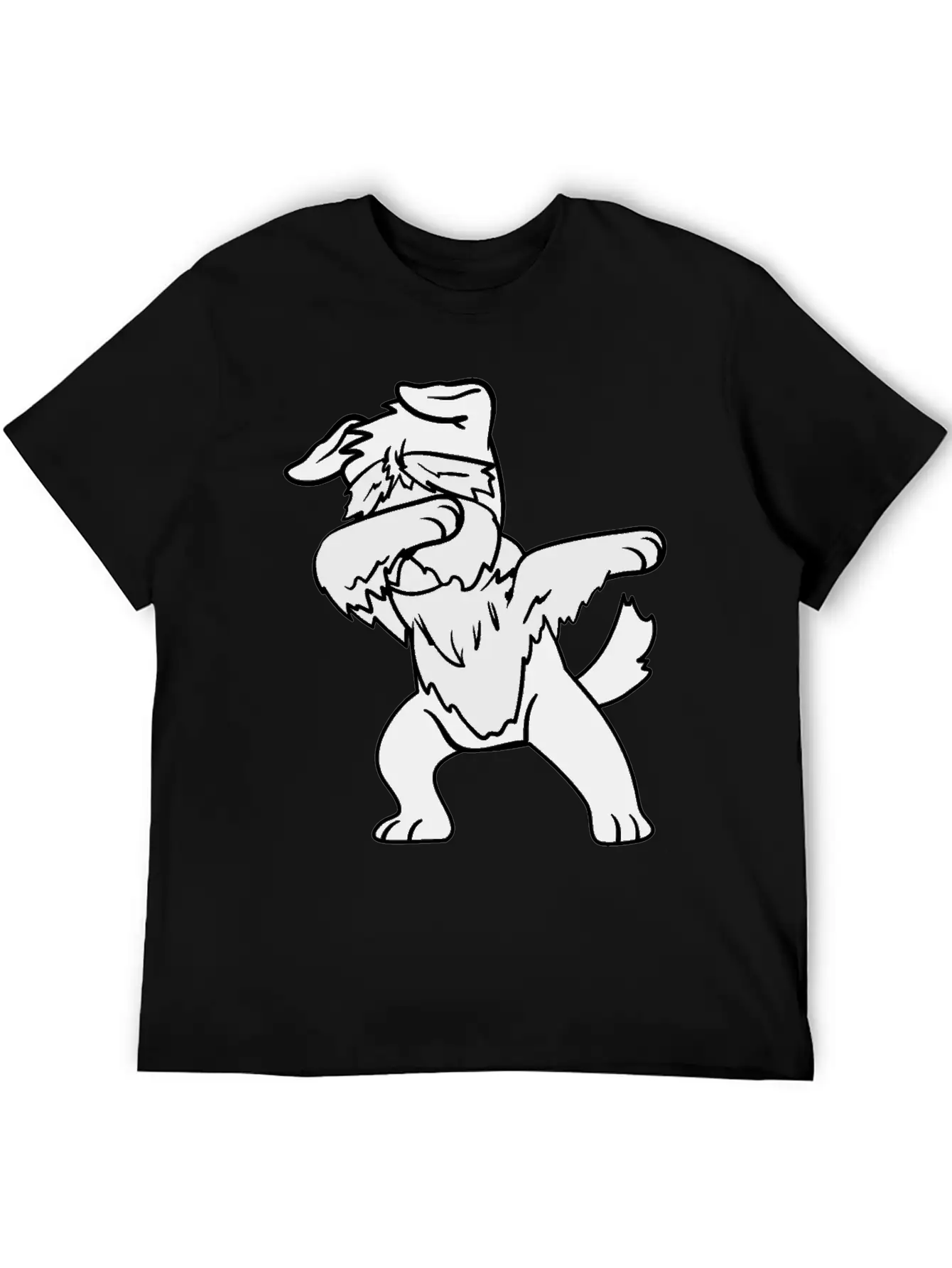 Dabbing Dab Dancing Pets Dogs Schnauzer Relaxed Everyday Tee – Lightweight And Durable Cotton