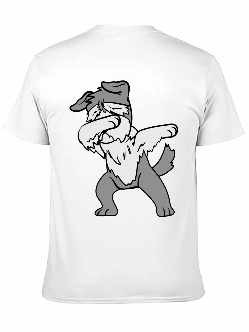 Dabbing Dab Dancing Pets Dogs Schnauzer Relaxed Everyday Tee – Lightweight And Durable Cotton