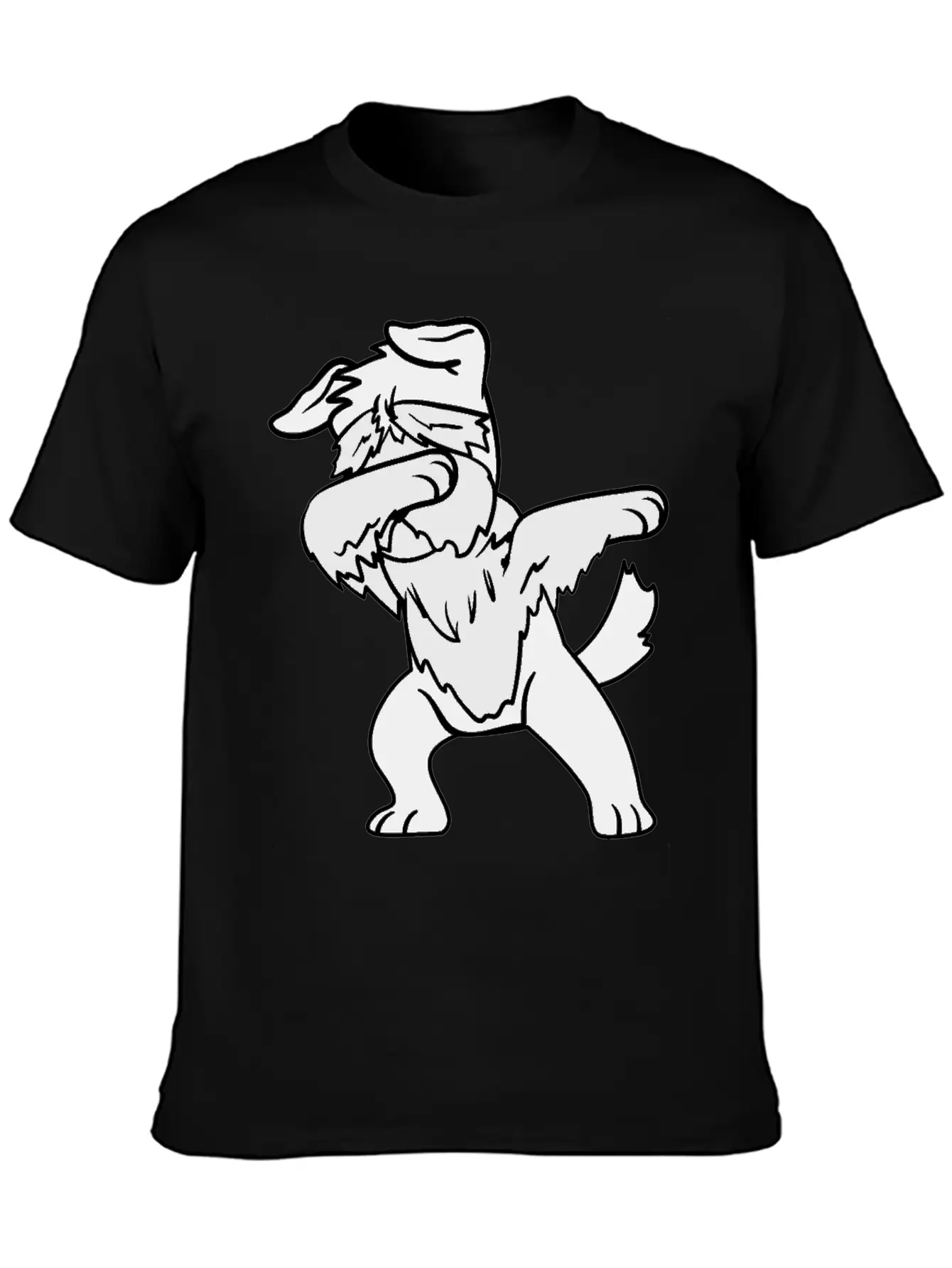 Dabbing Dab Dancing Pets Dogs Schnauzer Relaxed Everyday Tee – Lightweight And Durable Cotton