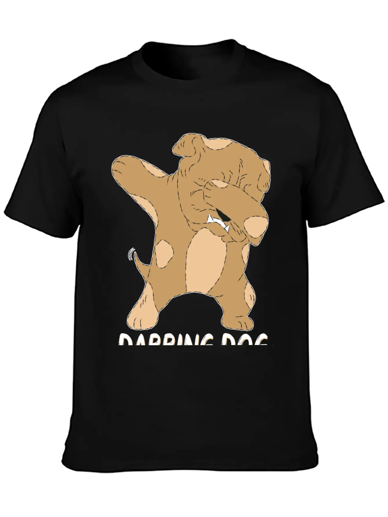 Dabbing Dog Funny Dog Relaxed Everyday Tee – Lightweight And Durable Cotton