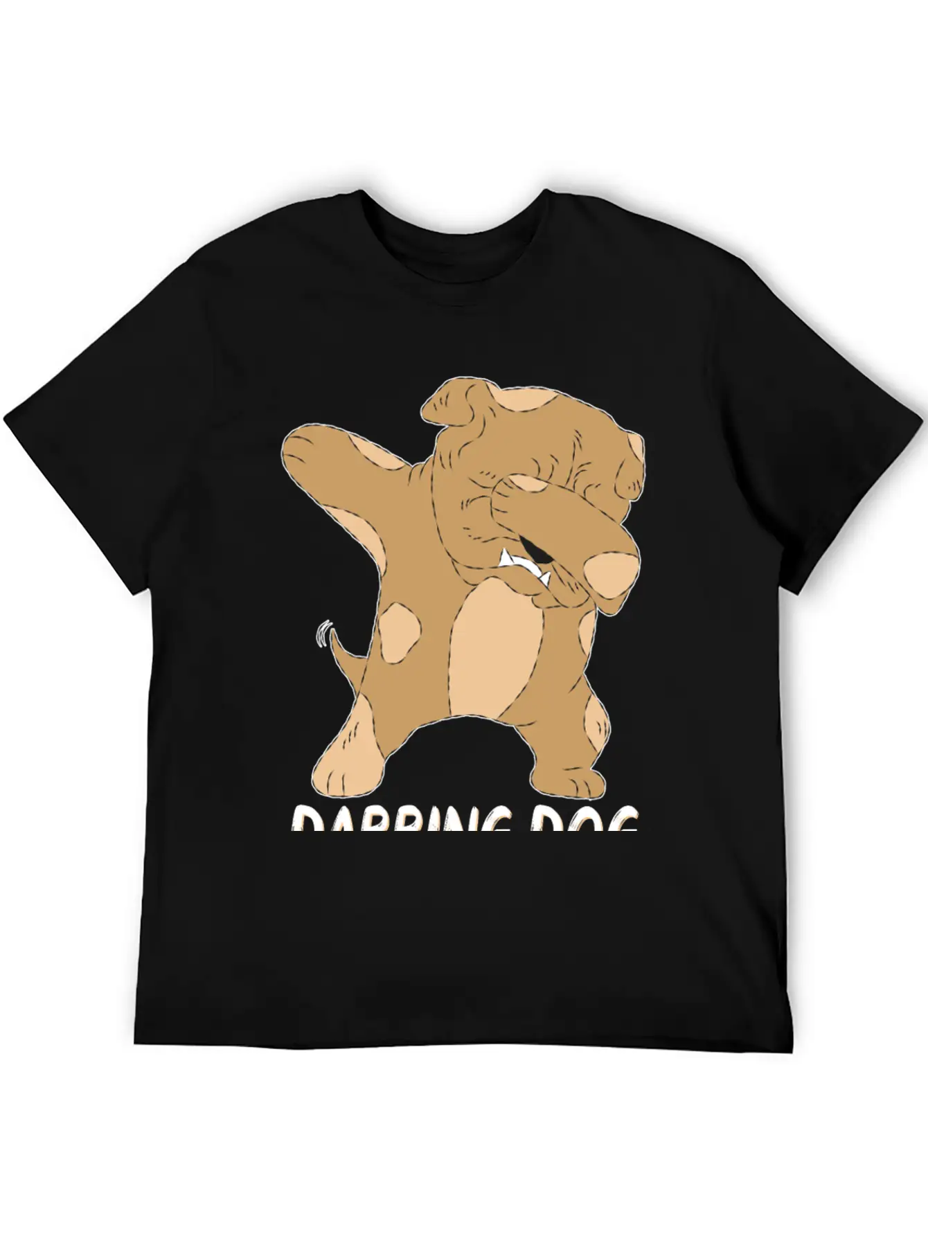 Dabbing Dog Funny Dog Relaxed Everyday Tee – Lightweight And Durable Cotton