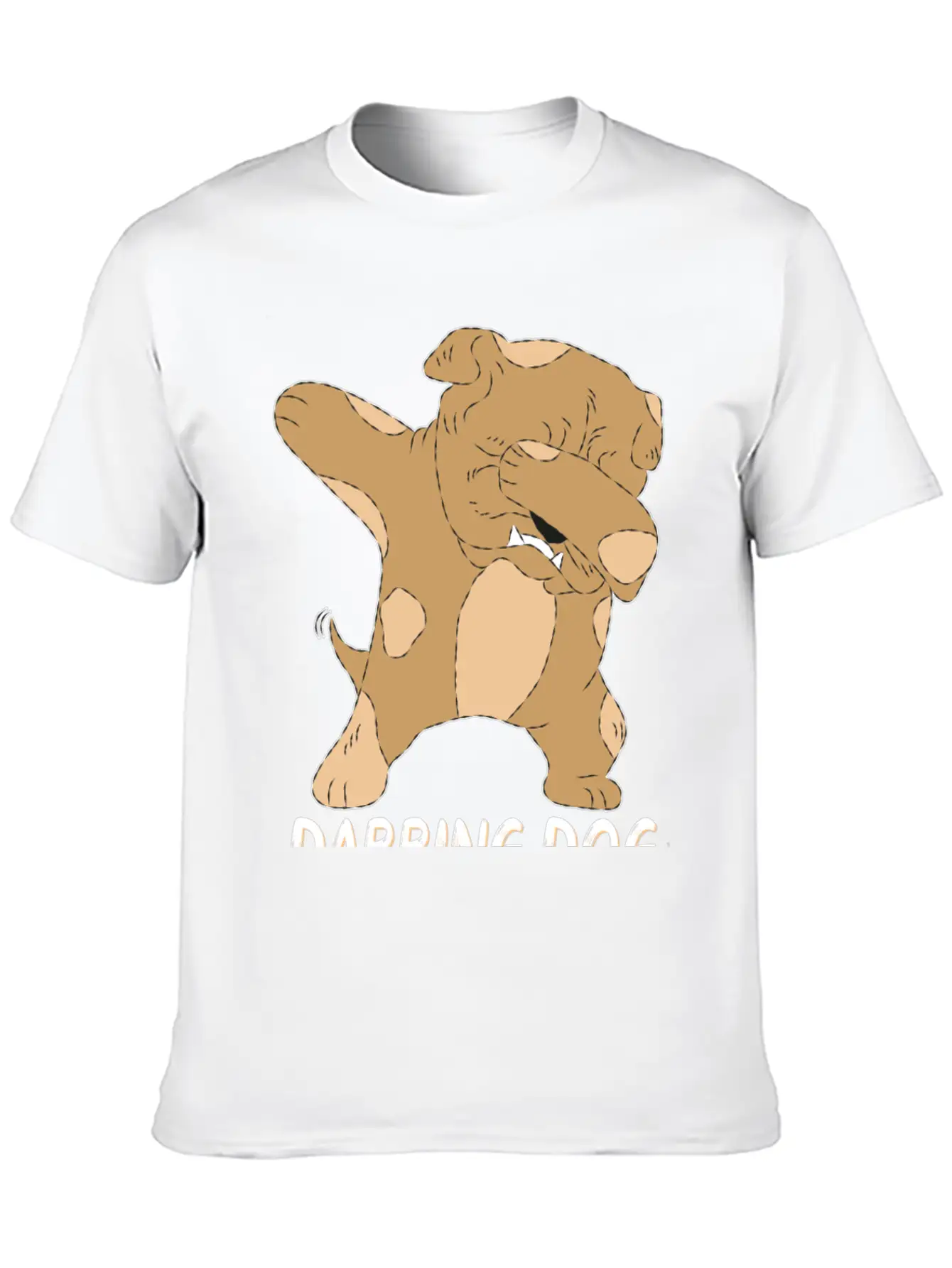 Dabbing Dog Funny Dog Relaxed Everyday Tee – Lightweight And Durable Cotton
