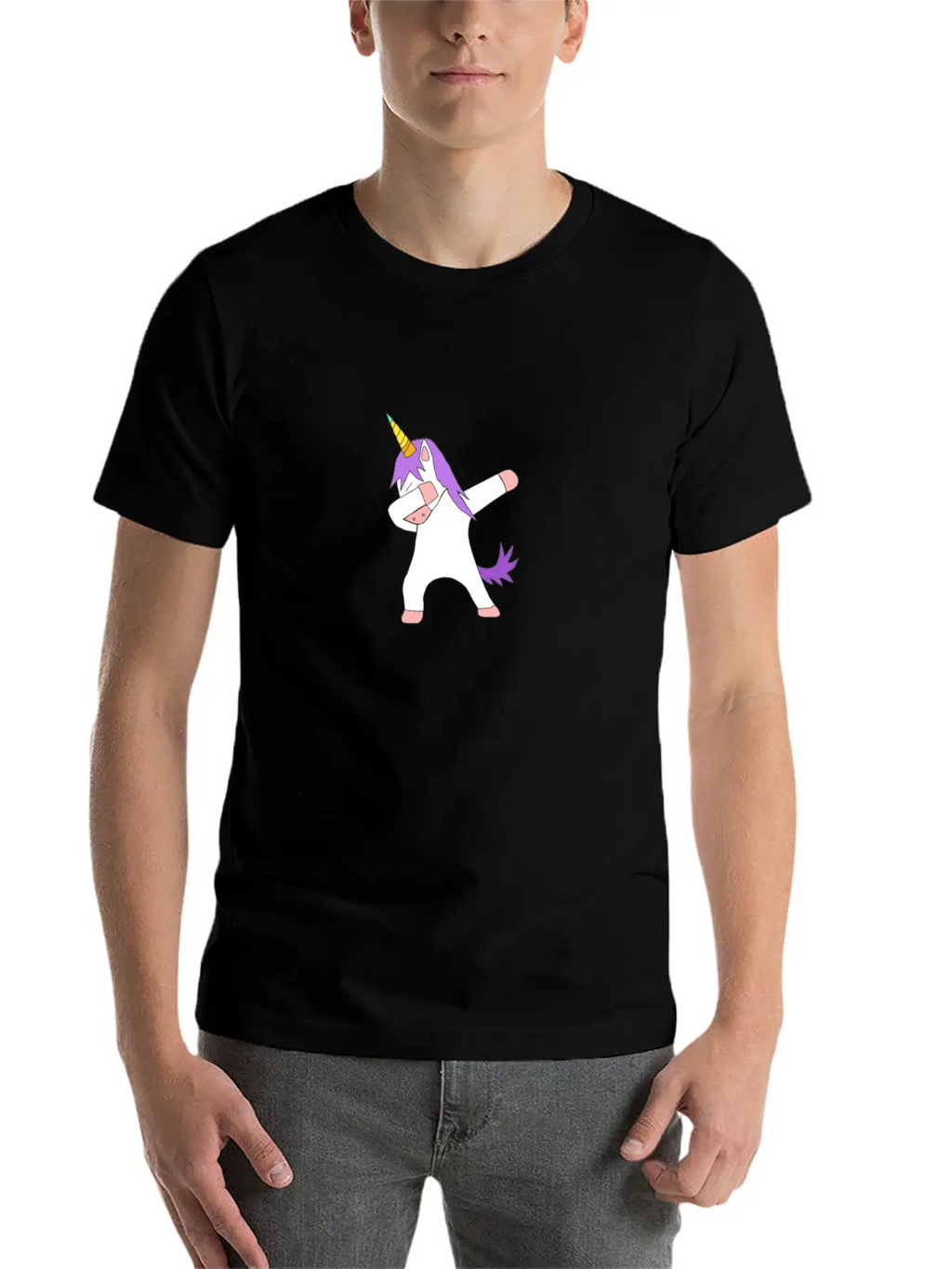 Dabbing Unicorn Dab Breathable Graphic T-Shirt – Perfect For Casual Days