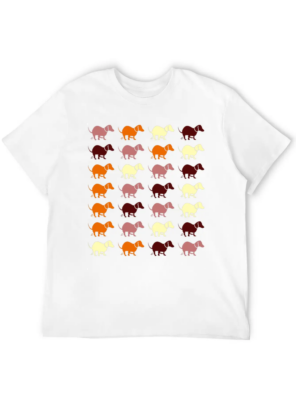 Dachshund Dog Pooping Dogs Breathable Graphic T-Shirt – Perfect For Casual Days