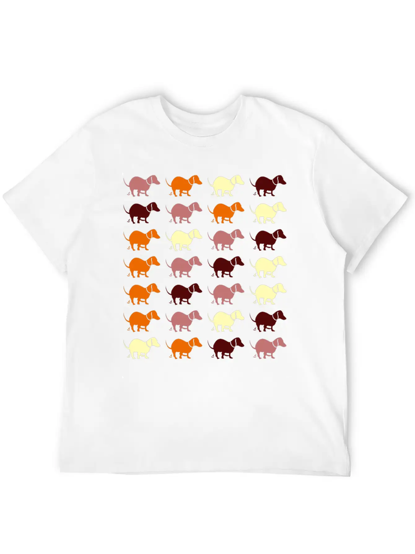 Dachshund Dog Pooping Dogs Breathable Graphic T-Shirt – Perfect For Casual Days