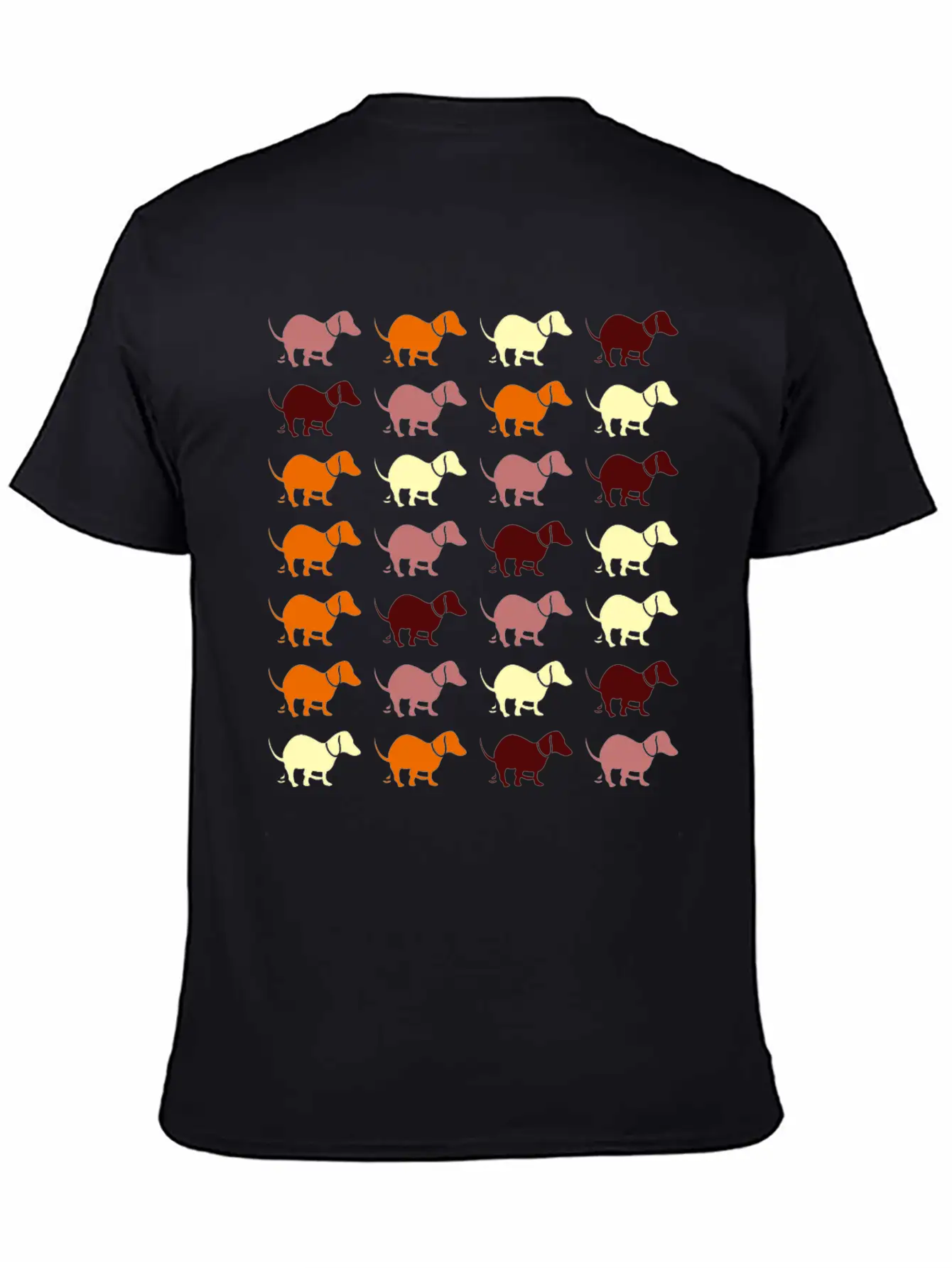 Dachshund Dog Pooping Dogs Breathable Graphic T-Shirt – Perfect For Casual Days
