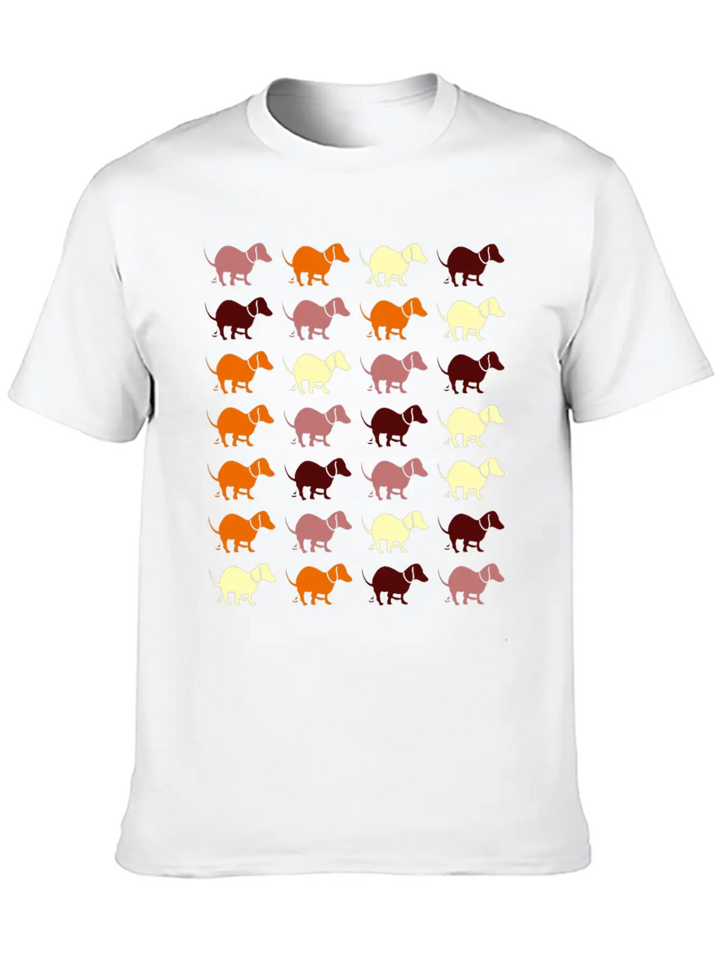 Dachshund Dog Pooping Dogs Breathable Graphic T-Shirt – Perfect For Casual Days