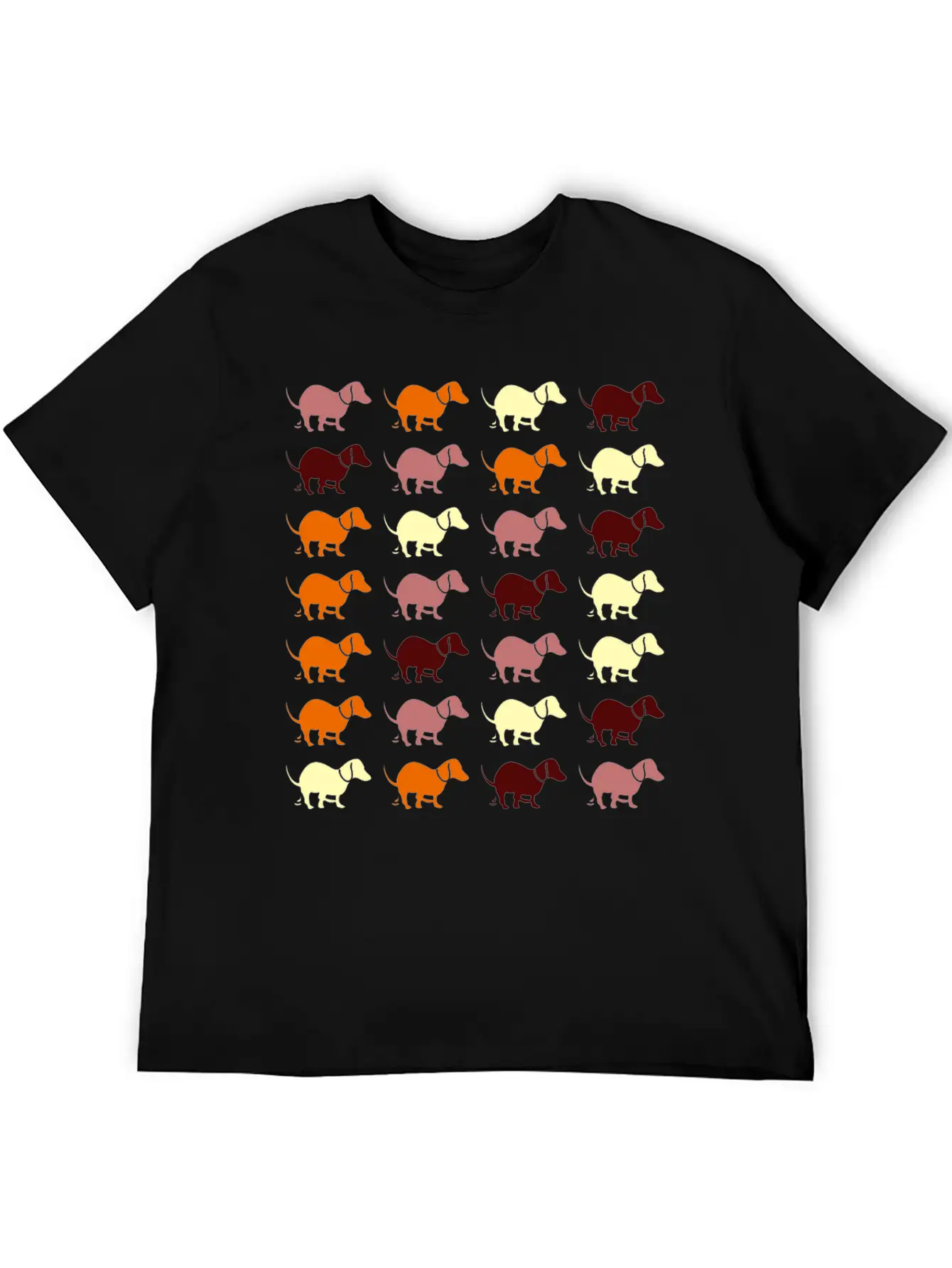 Dachshund Dog Pooping Dogs Breathable Graphic T-Shirt – Perfect For Casual Days