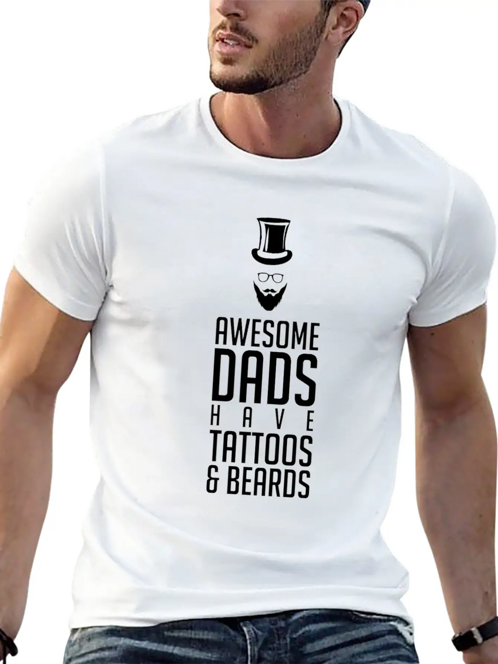 Dad Tattoo Basic Graphic T-Shirt – Daily Comfort In Soft Cotton