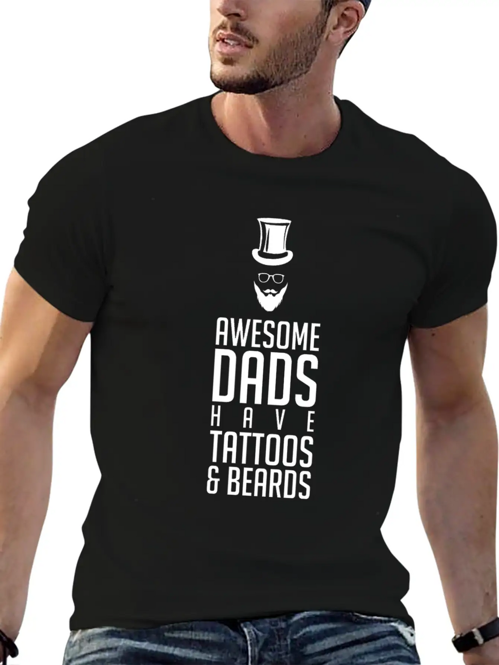 Dad Tattoo Basic Graphic T-Shirt – Daily Comfort In Soft Cotton