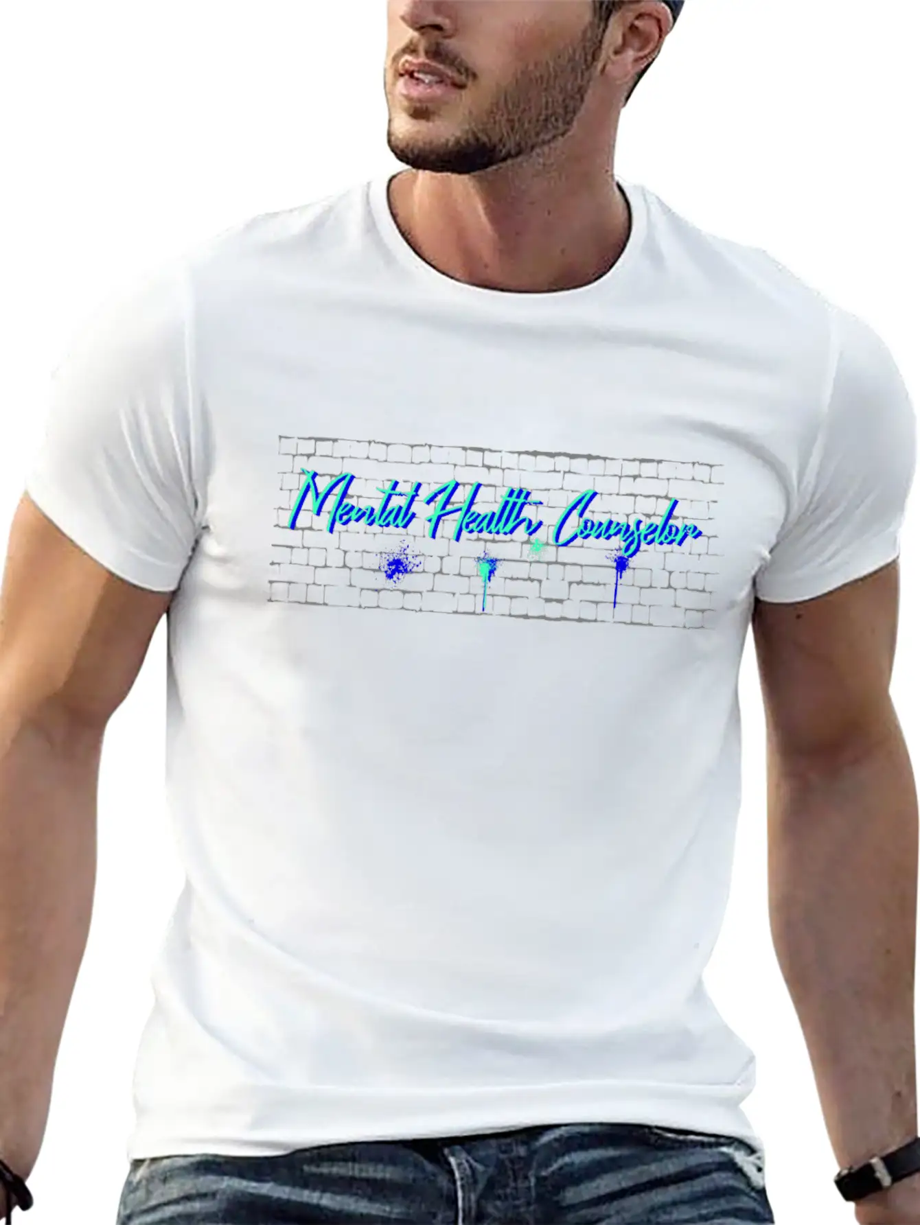 Daddy Job Funny Quote Dad Mental-health-counselor Timeless Short Sleeve Tee – Comfy And Minimalist Design
