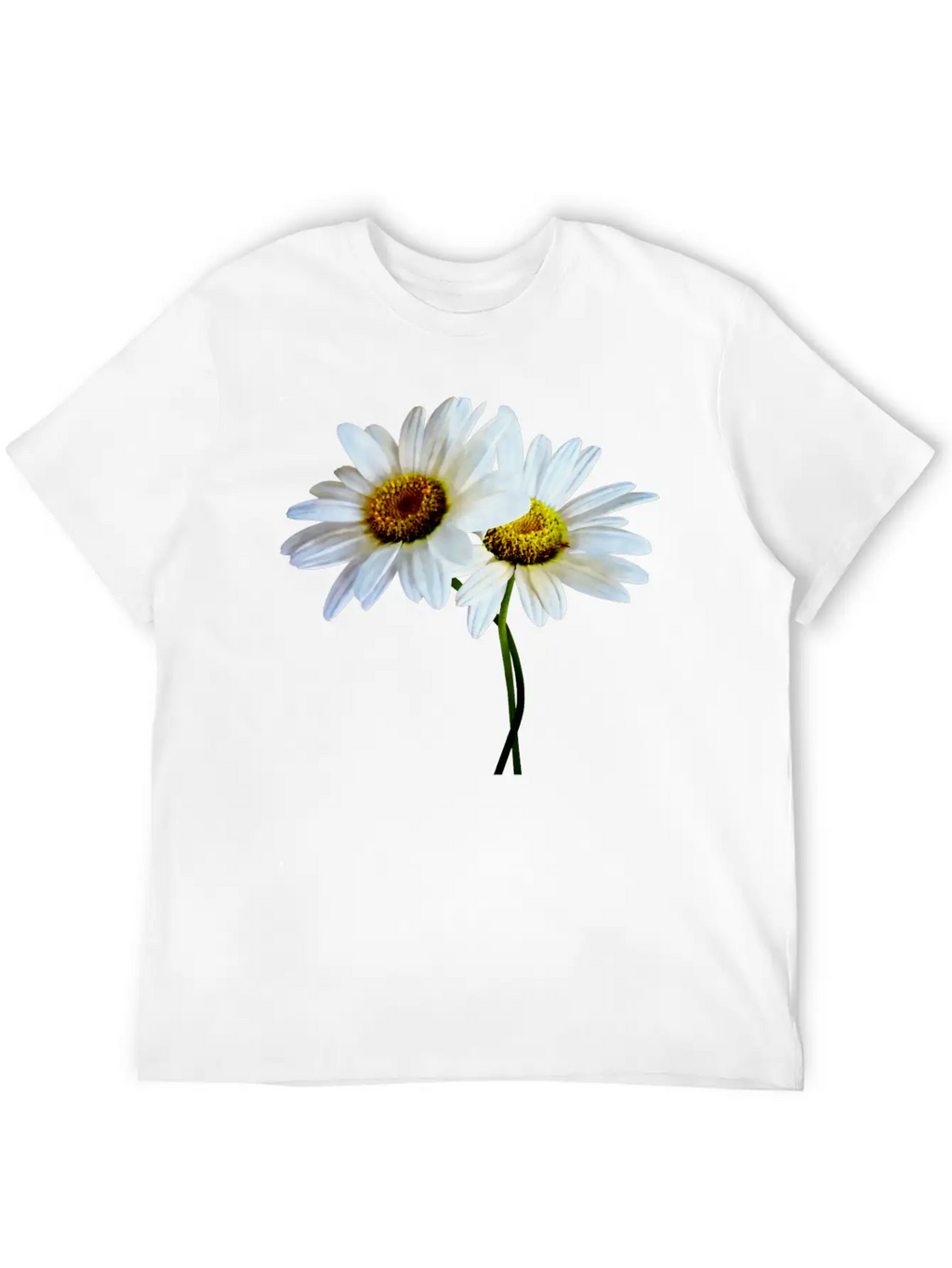 Daisies In Love Classic Cotton Tee – Unisex Comfort For Any Season