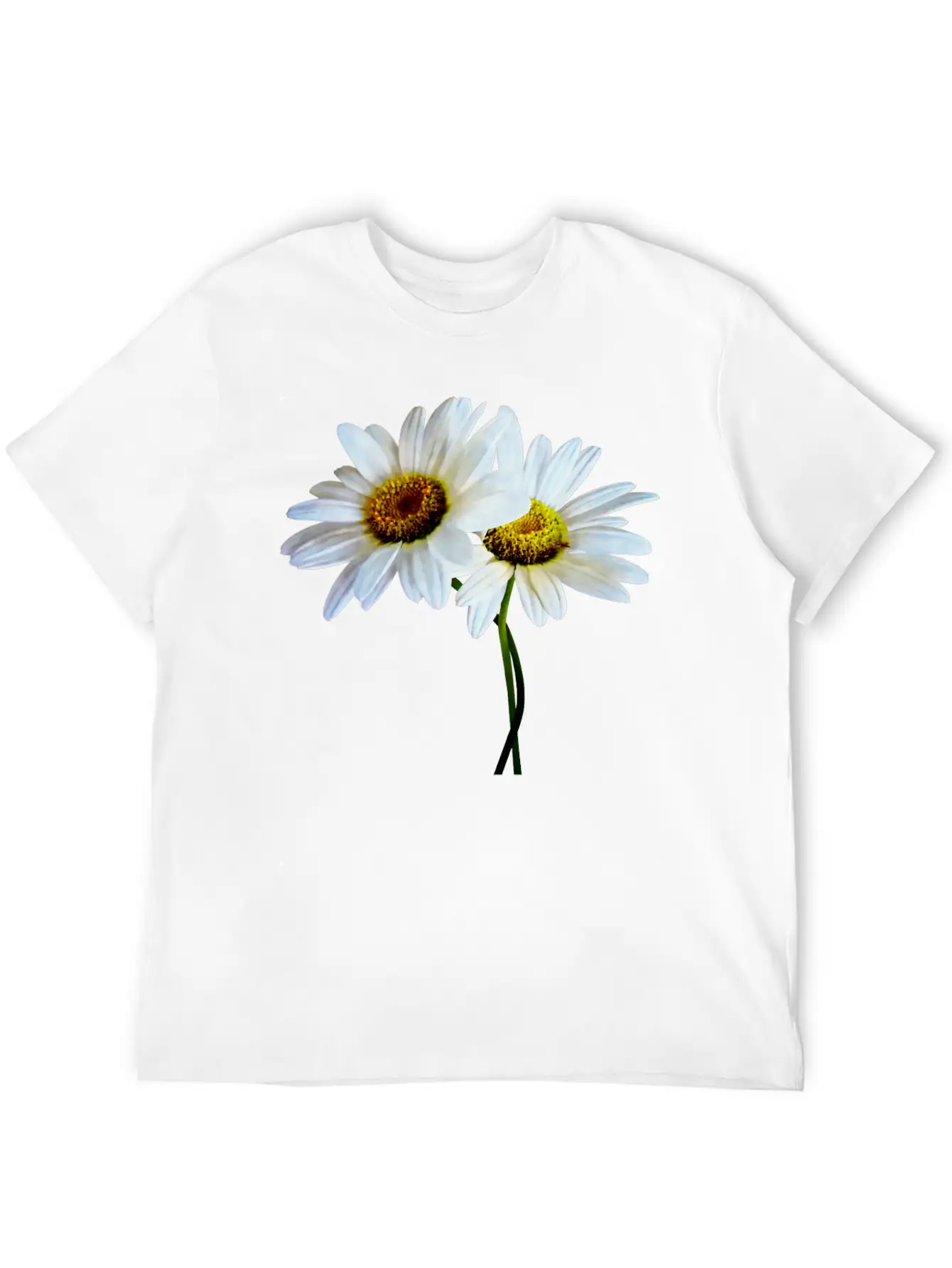 Daisies In Love Classic Cotton Tee – Unisex Comfort For Any Season