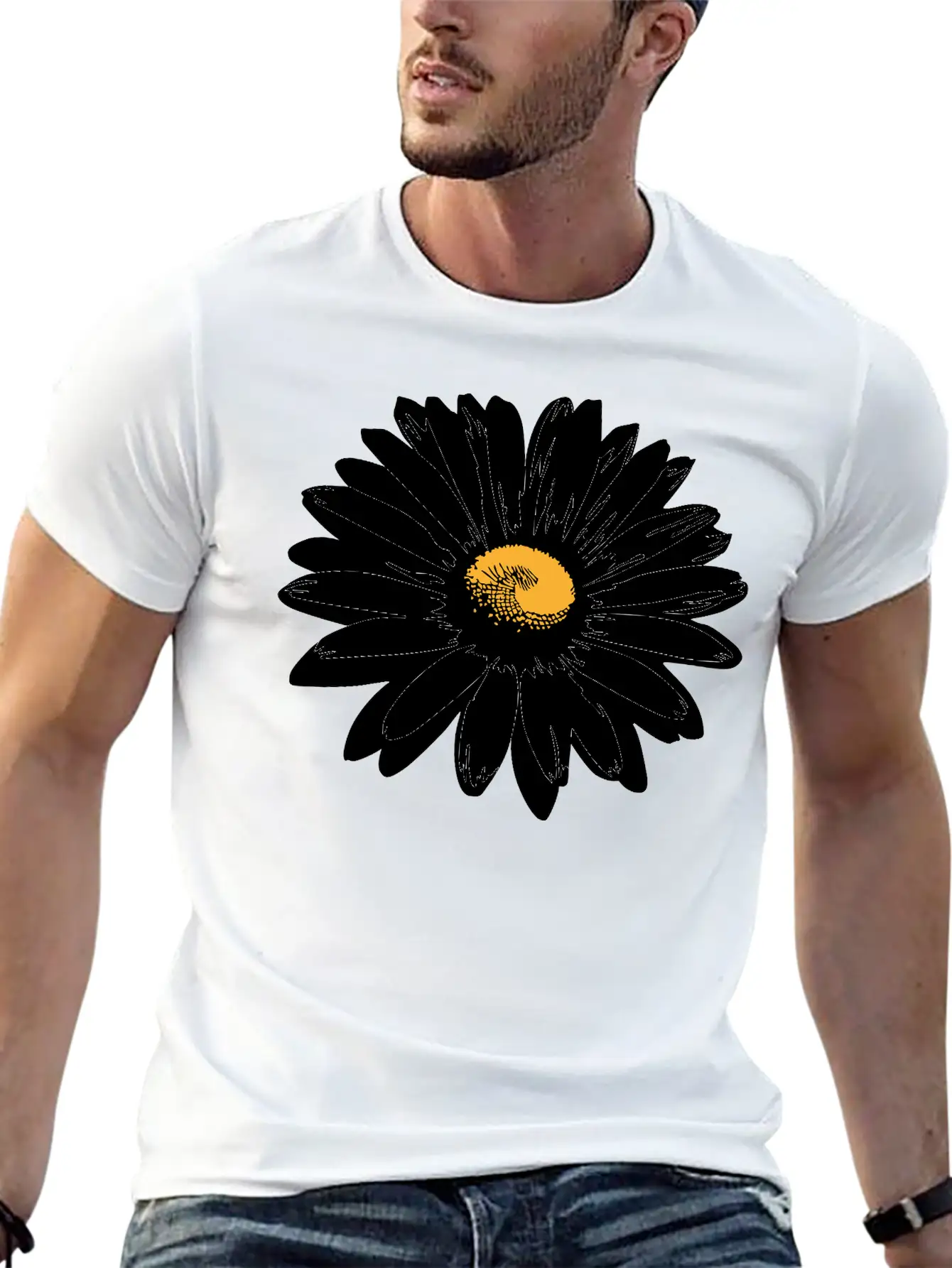 Daisy 3 Colors Stylish Classic Cotton Tee – Unisex Comfort For Any Season