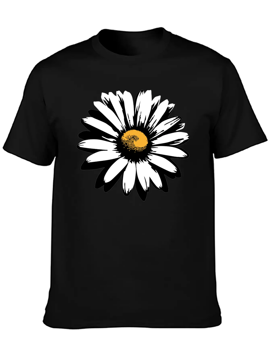 Daisy 3 Colors Stylish Classic Cotton Tee – Unisex Comfort For Any Season